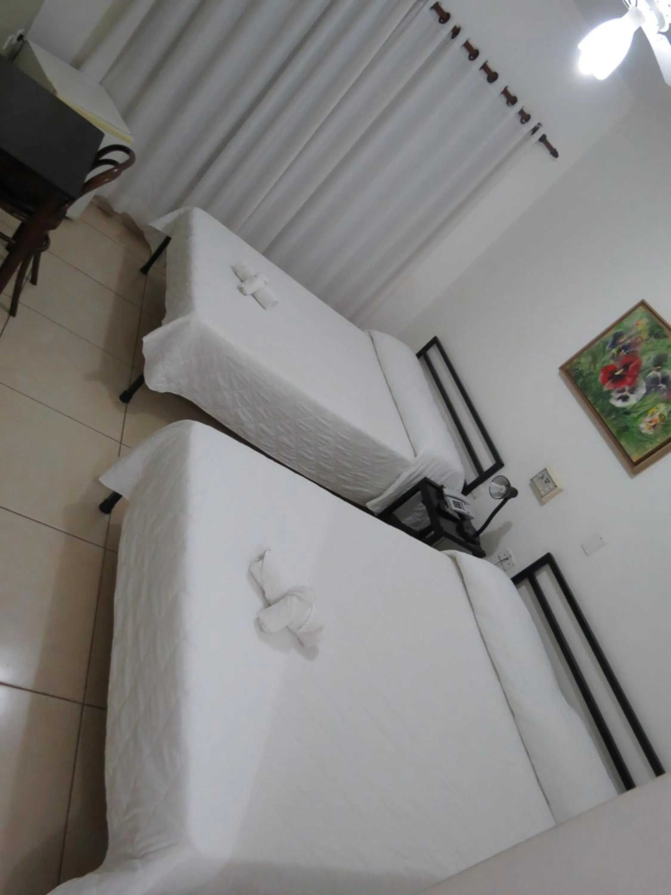 TV and multimedia, Bed in Hotel Pousada Ourinhos