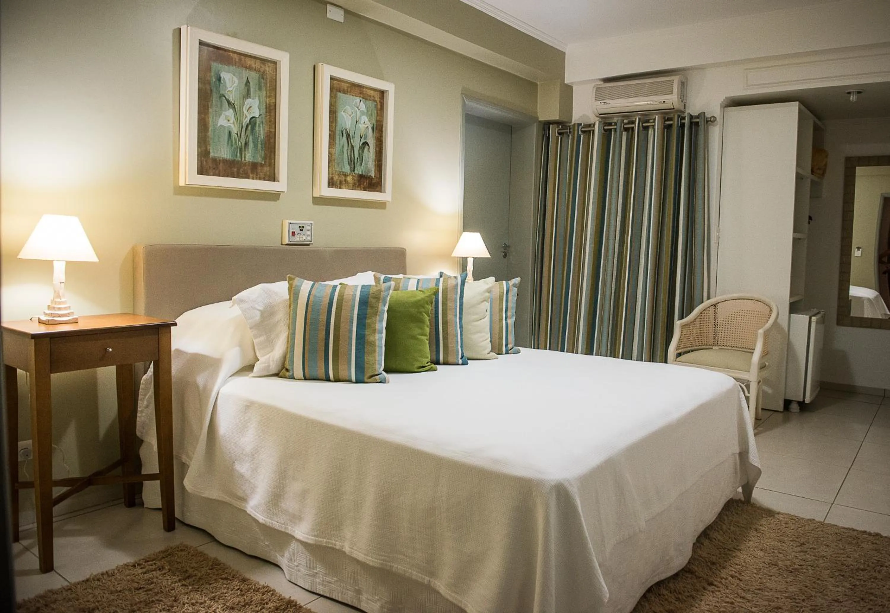 Bed in Hotel Pousada Ourinhos