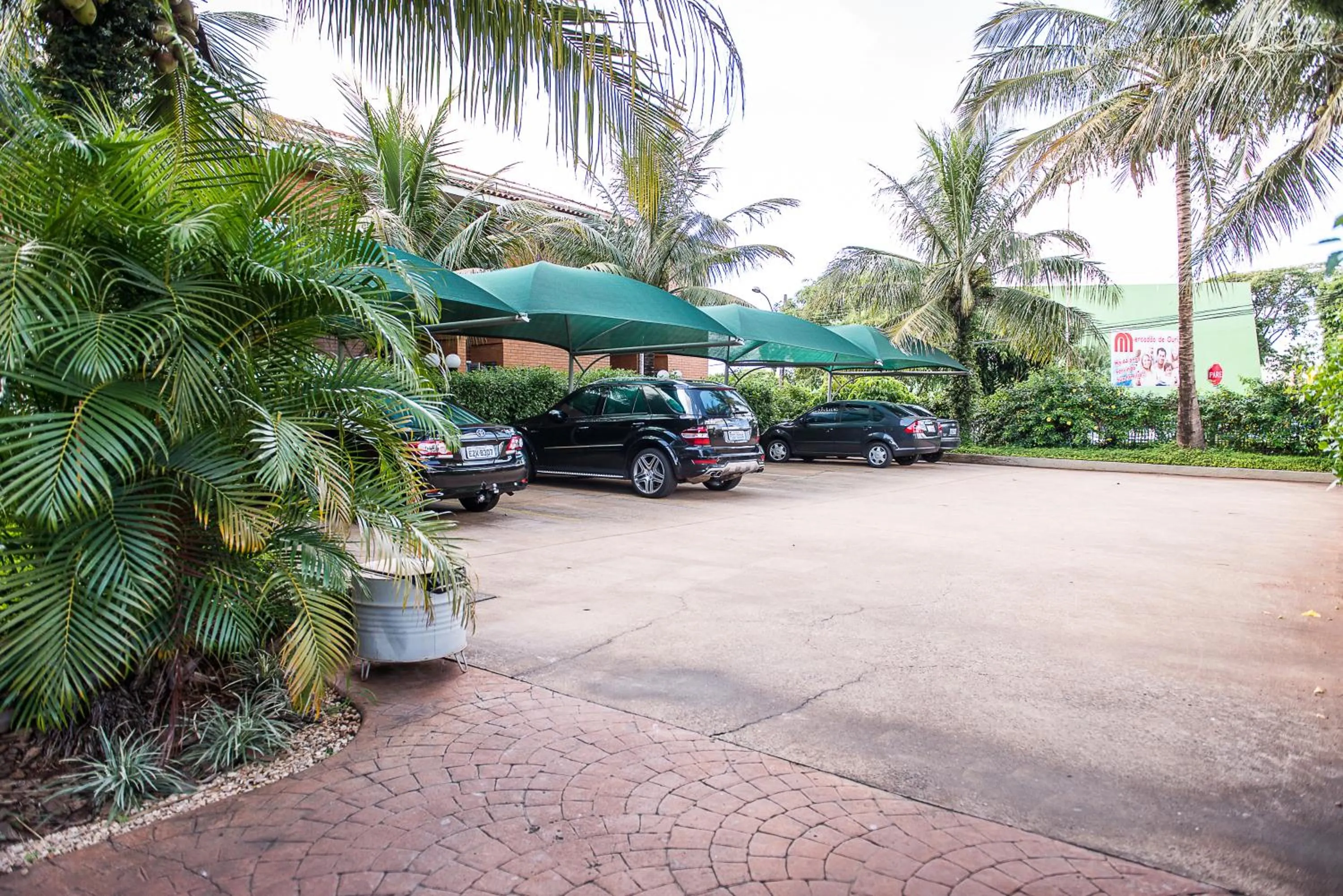 Patio in Hotel Pousada Ourinhos