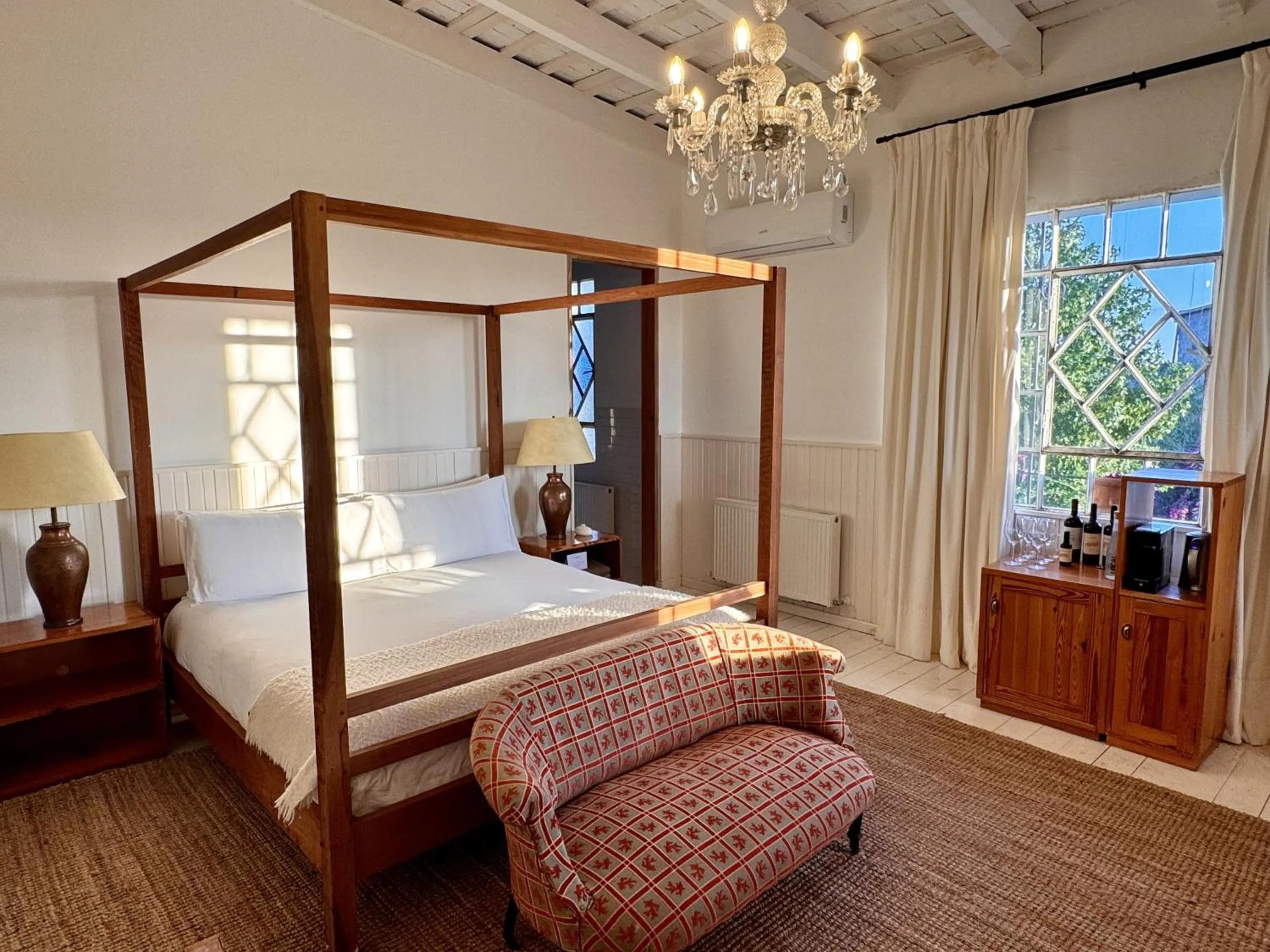 Bed in Narbona Wine Lodge