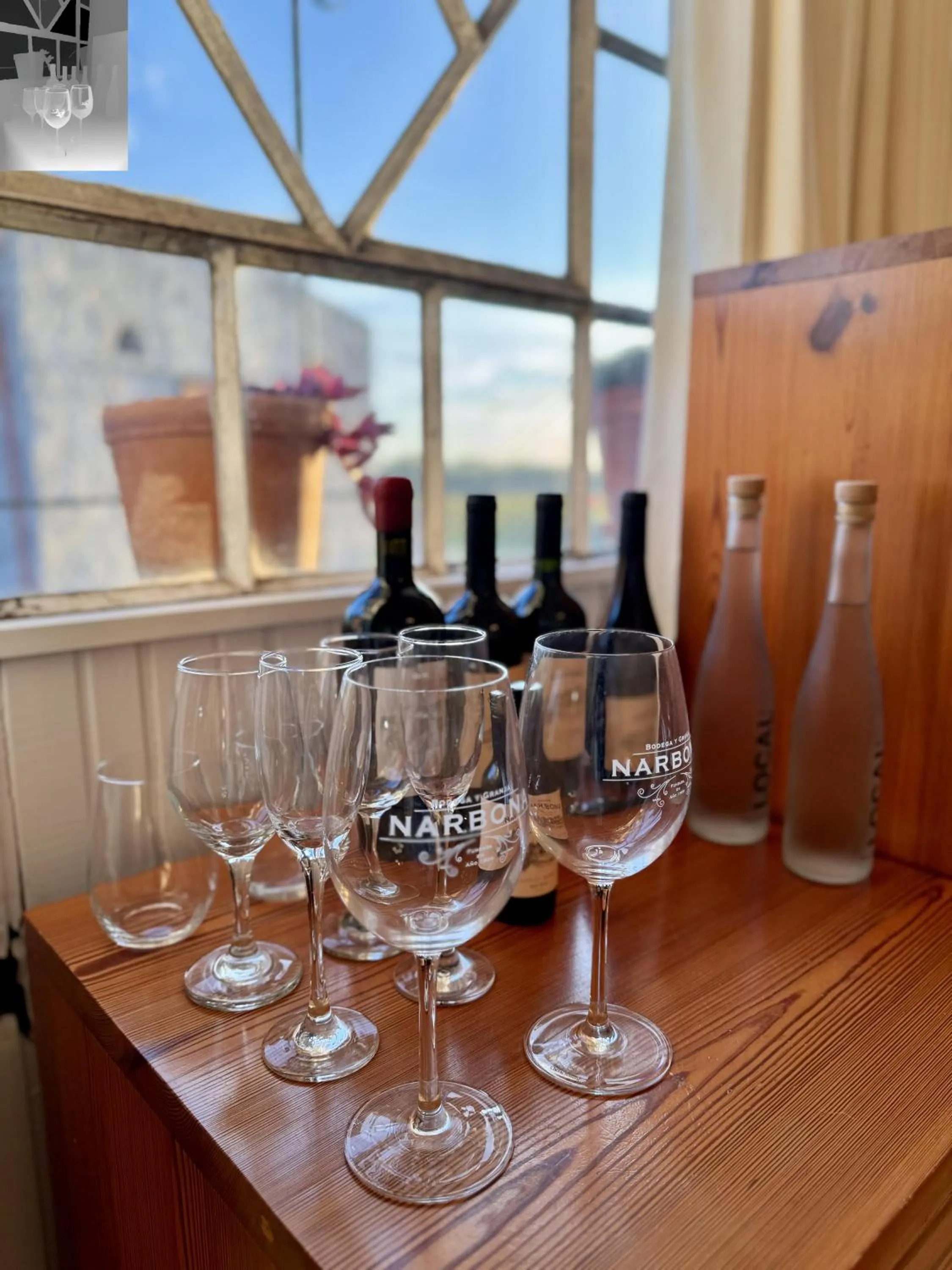 Decorative detail in Narbona Wine Lodge