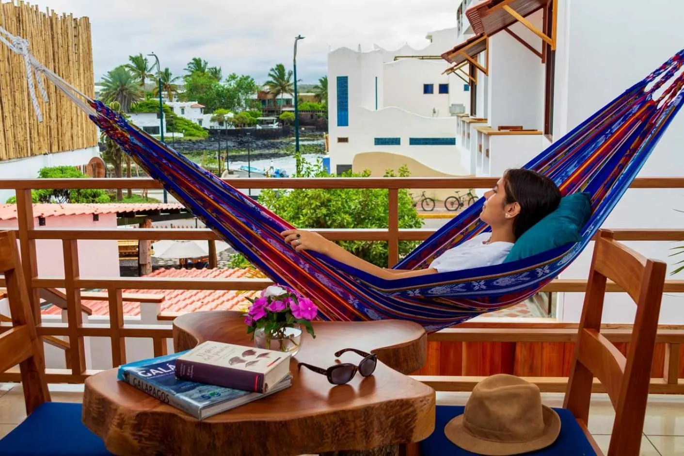 People in Plaza Luna Suites