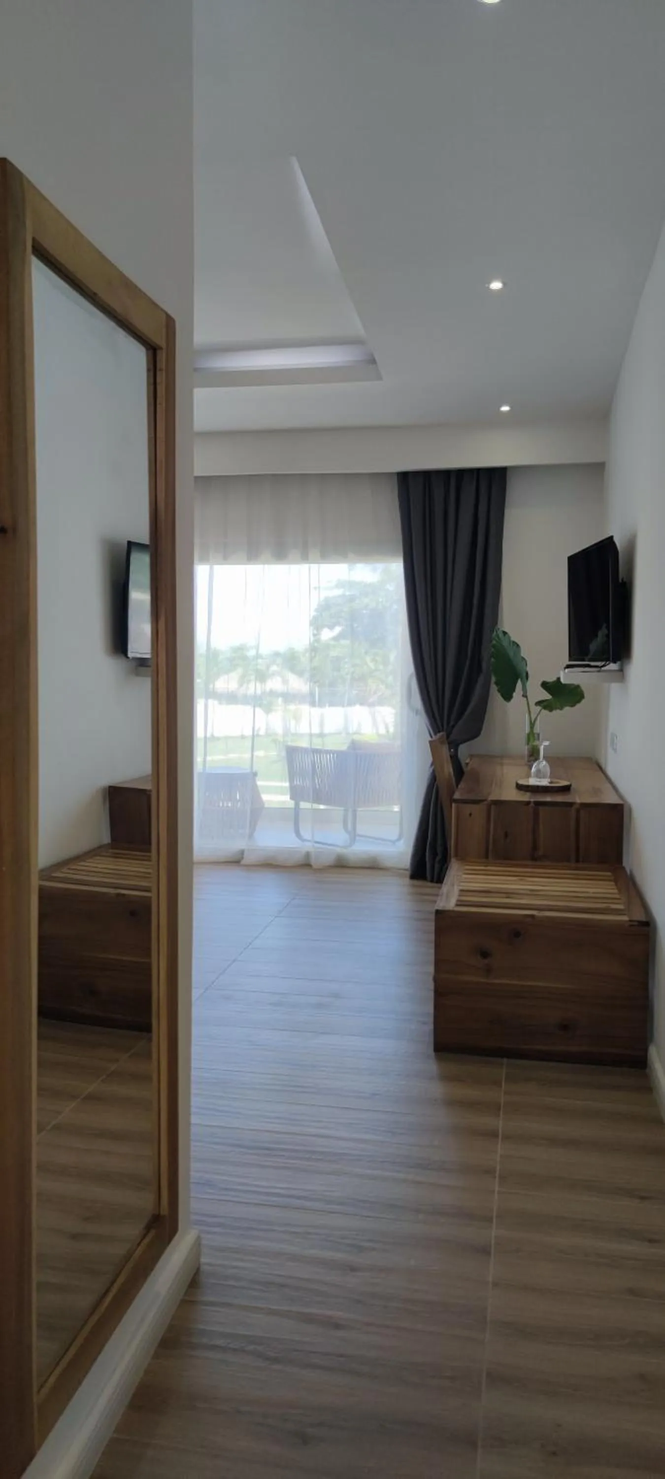 Seating area, Bed in Hotel El Quemaito - Luxury Oceanfront Retreat