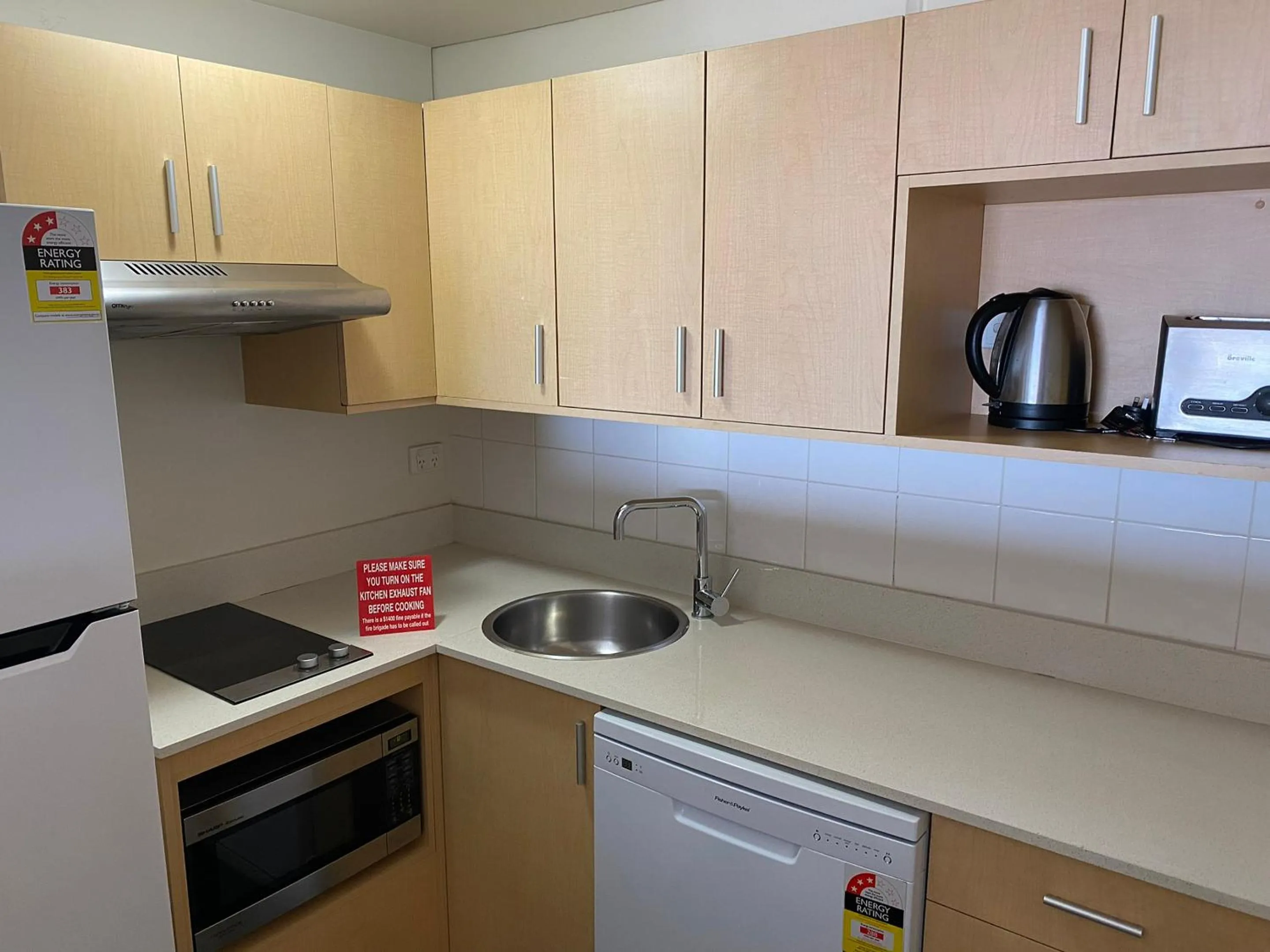 Kitchen or kitchenette in Darwin Esplanade Central Official