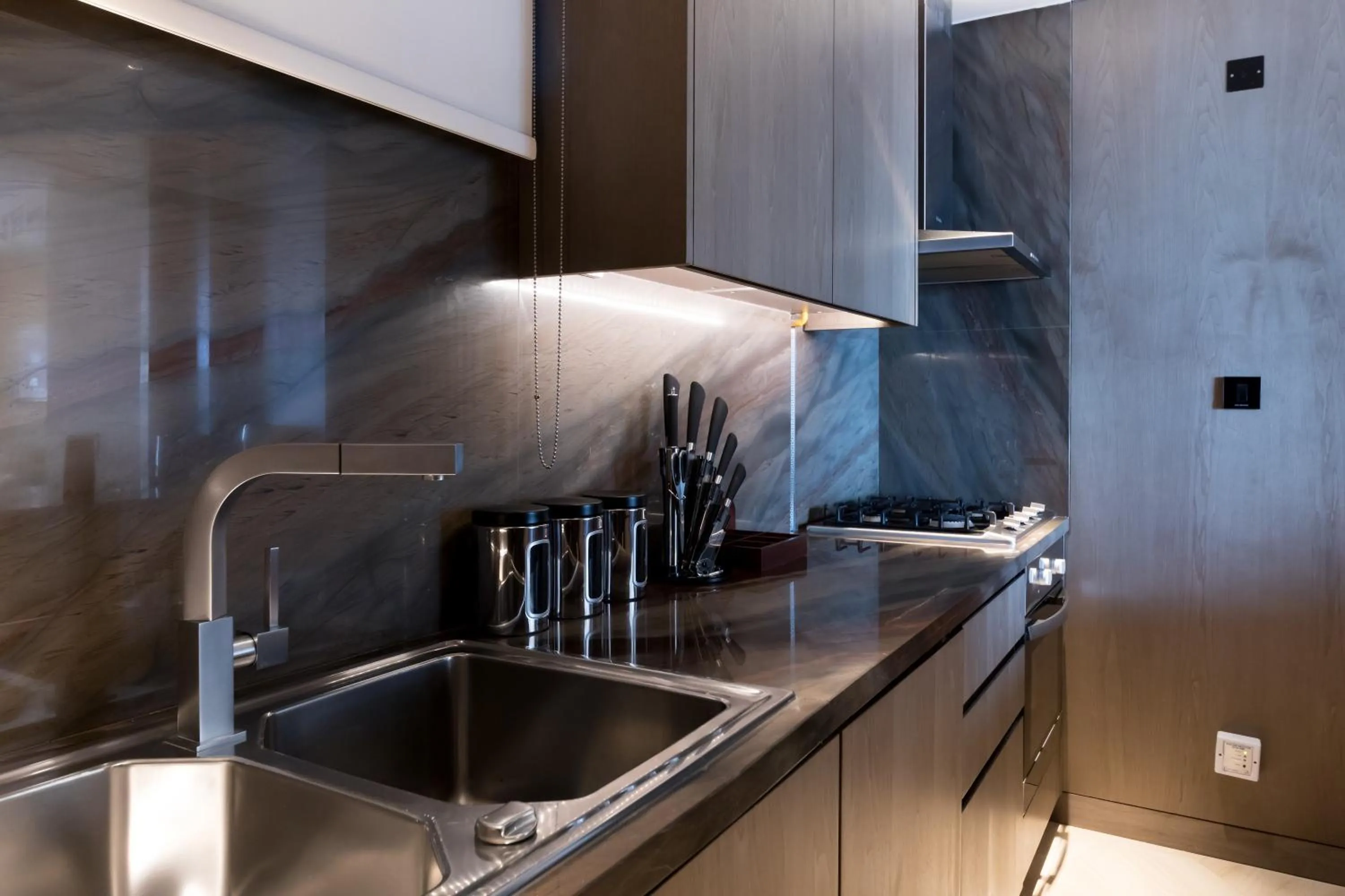 kitchen in Maison Privee - Luxury Sea View Apt in FIVE Resort on The Palm