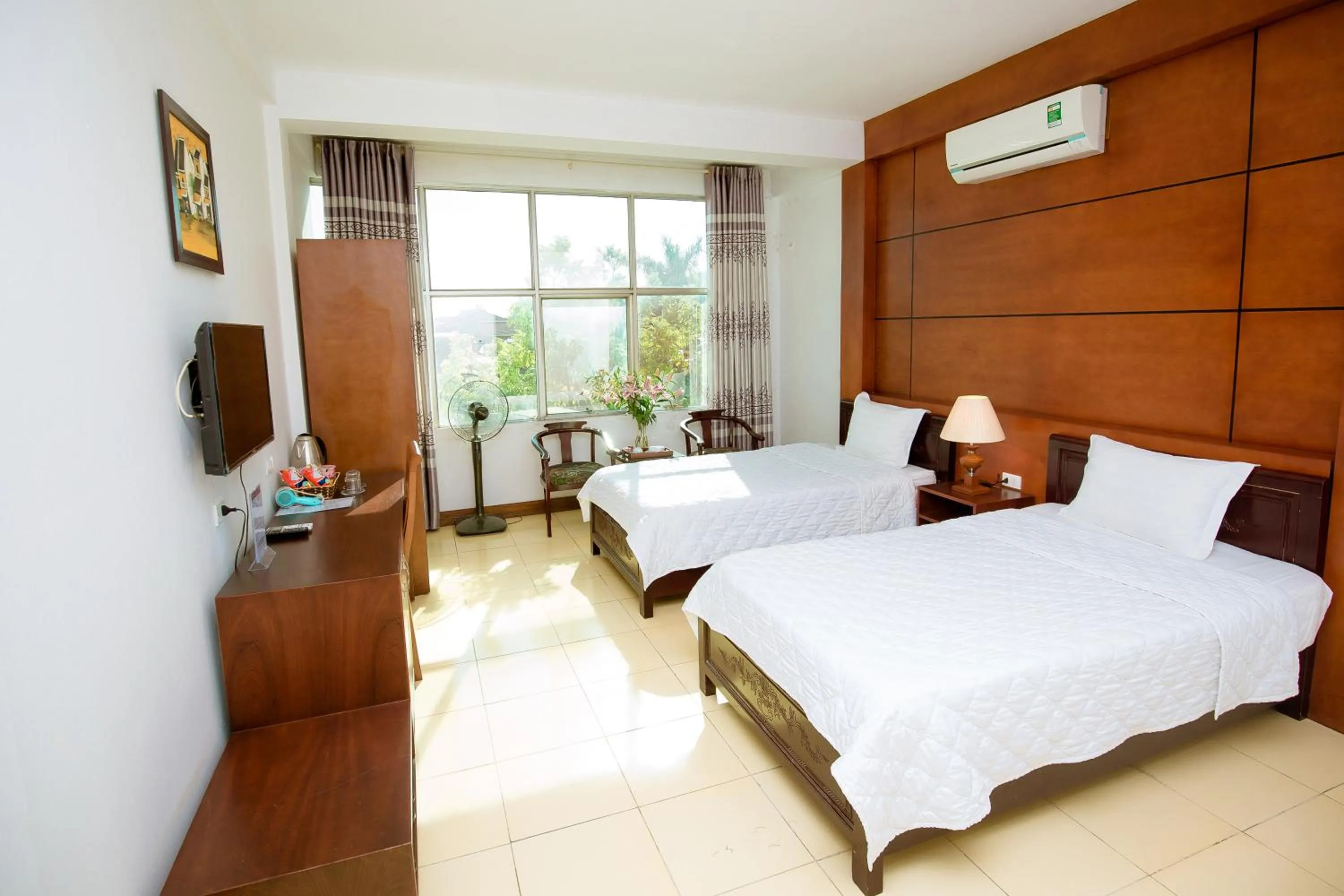 Bed in Viet Huong Hotel