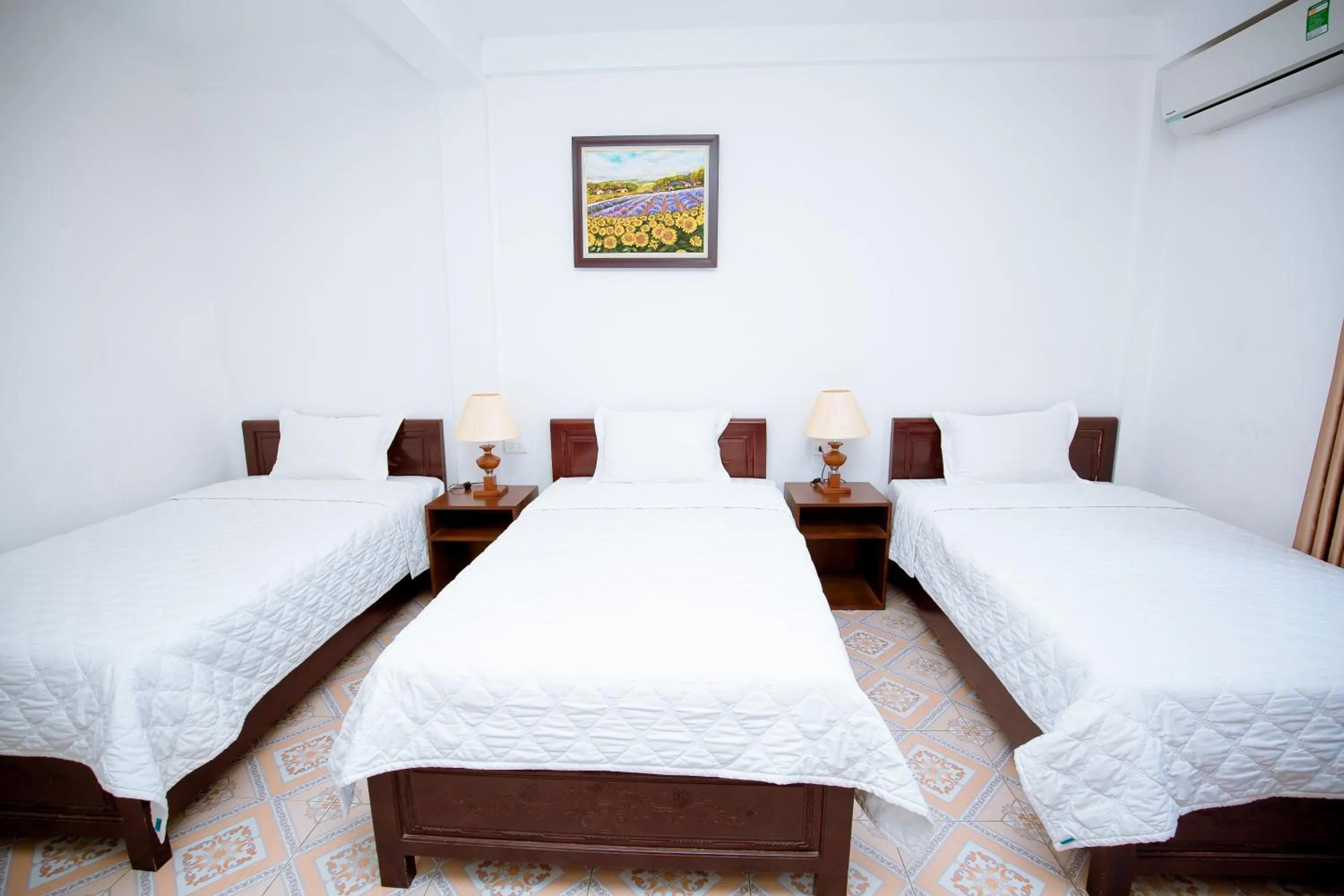 Bed in Viet Huong Hotel