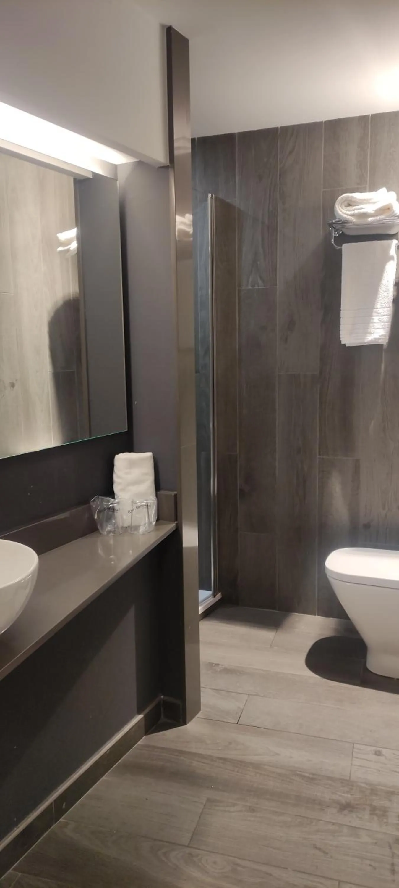 Shower in Hotel Travessera