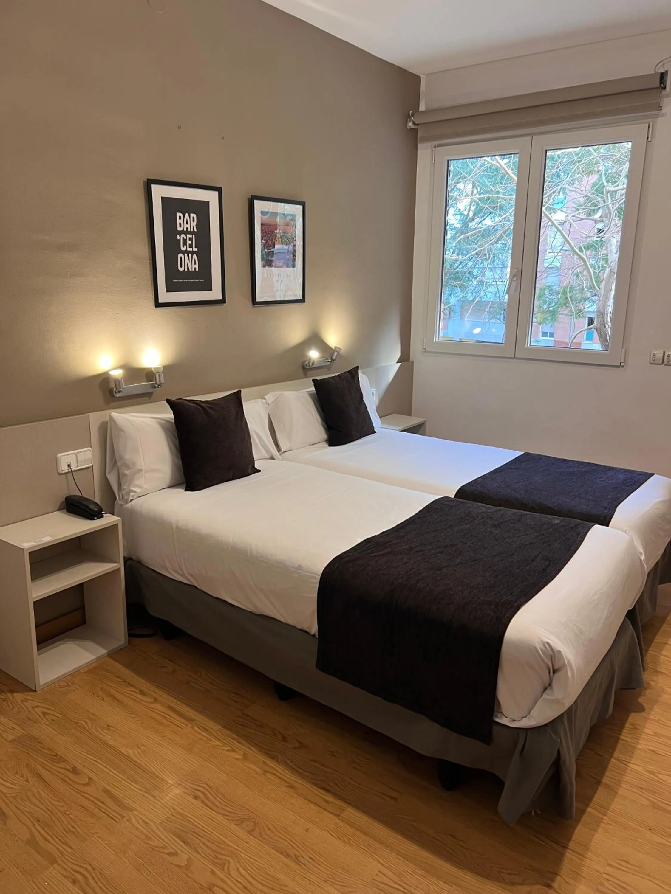 Bedroom, Bed in Hotel Travessera