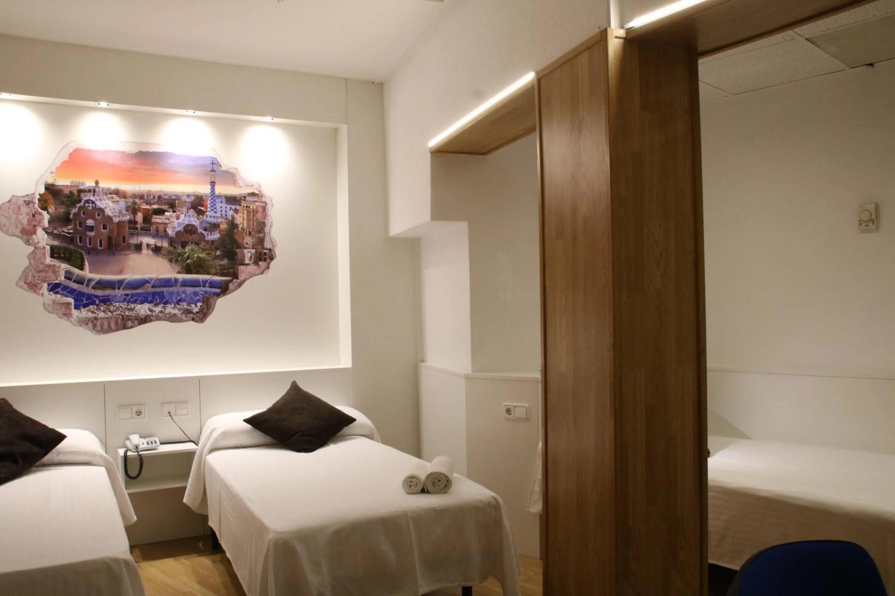 Bedroom, Bed in Hotel Travessera