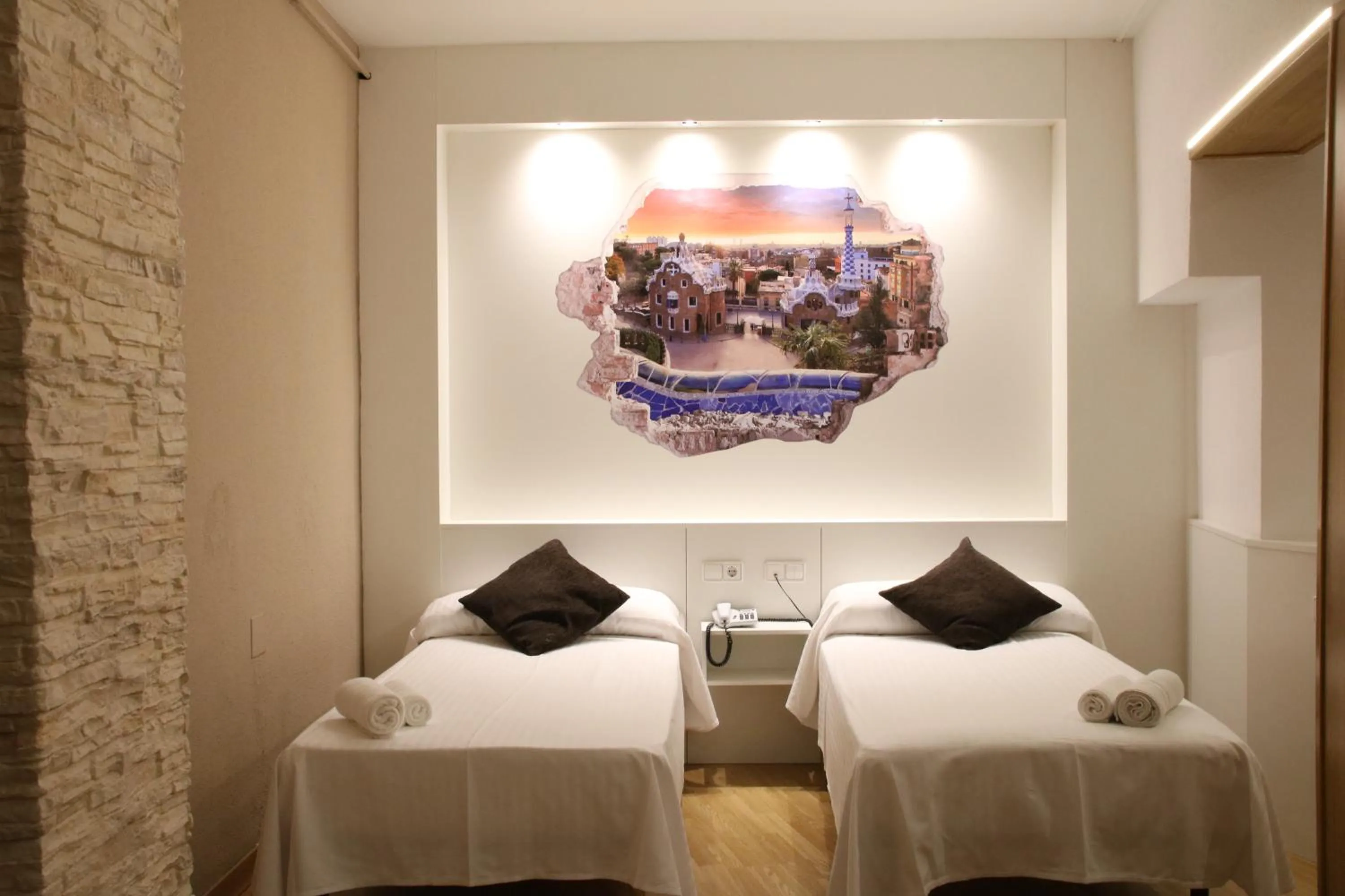 Bedroom, Bed in Hotel Travessera