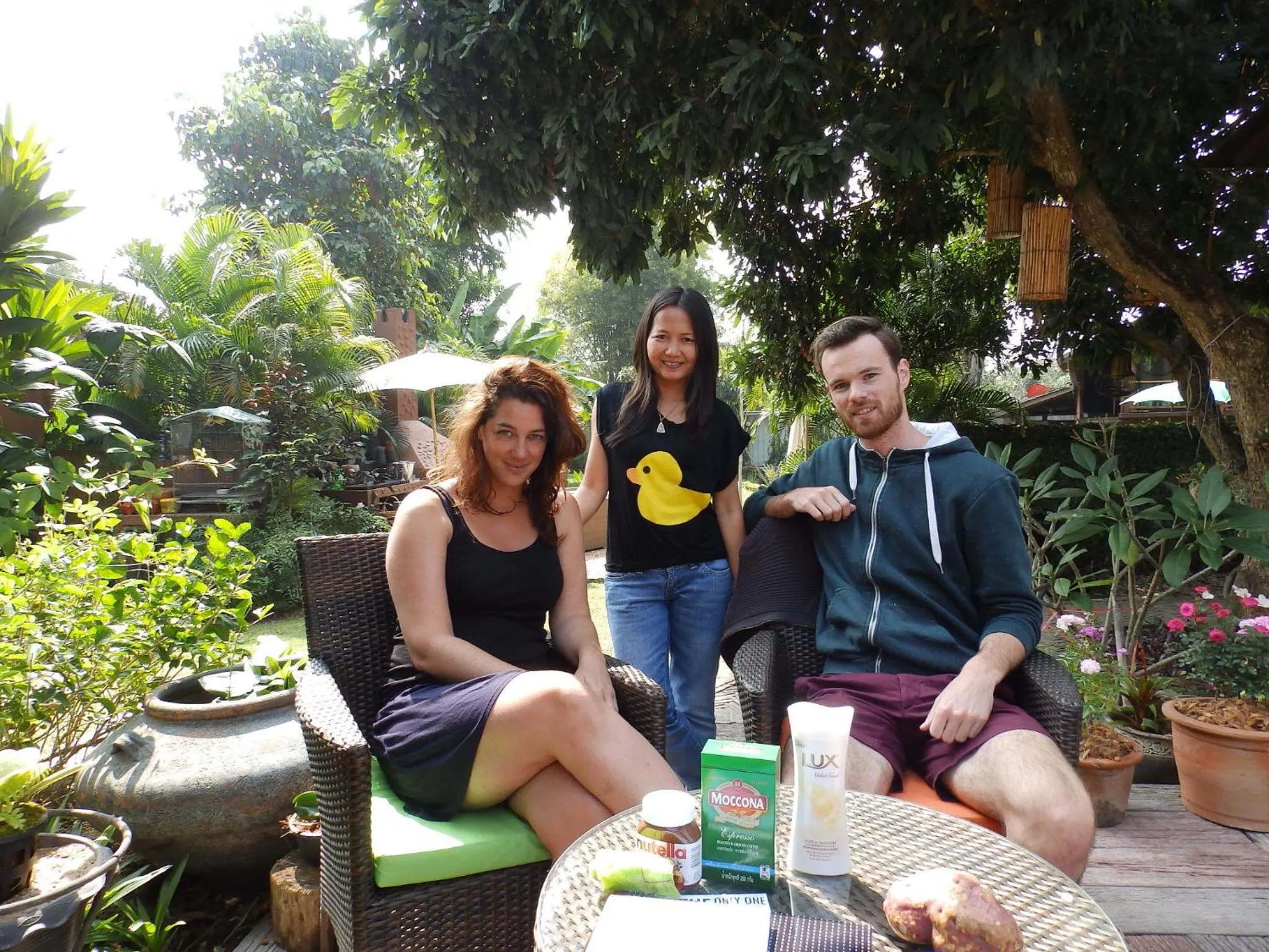 People in Rice Barn And Rooms