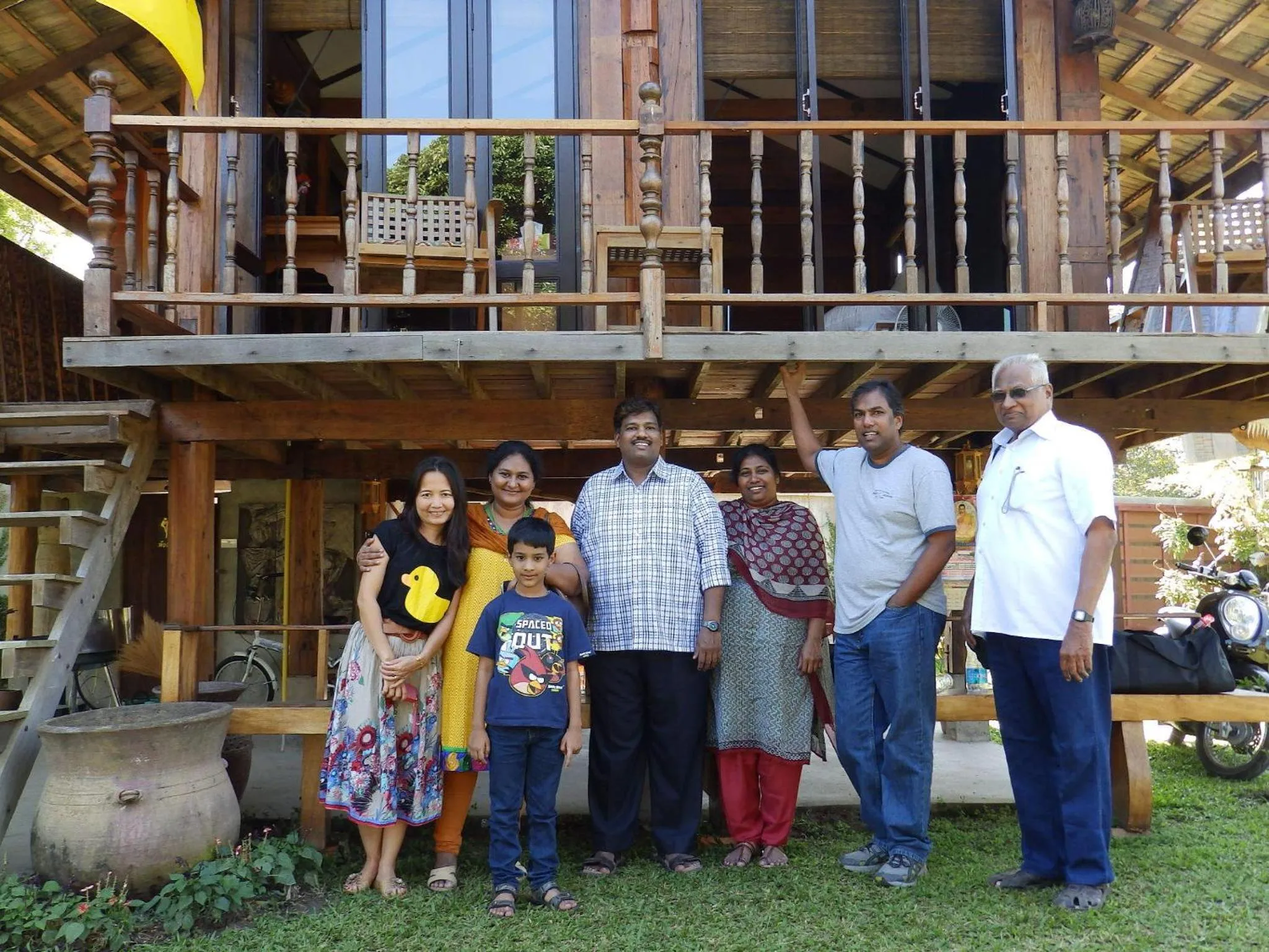 People in Rice Barn And Rooms