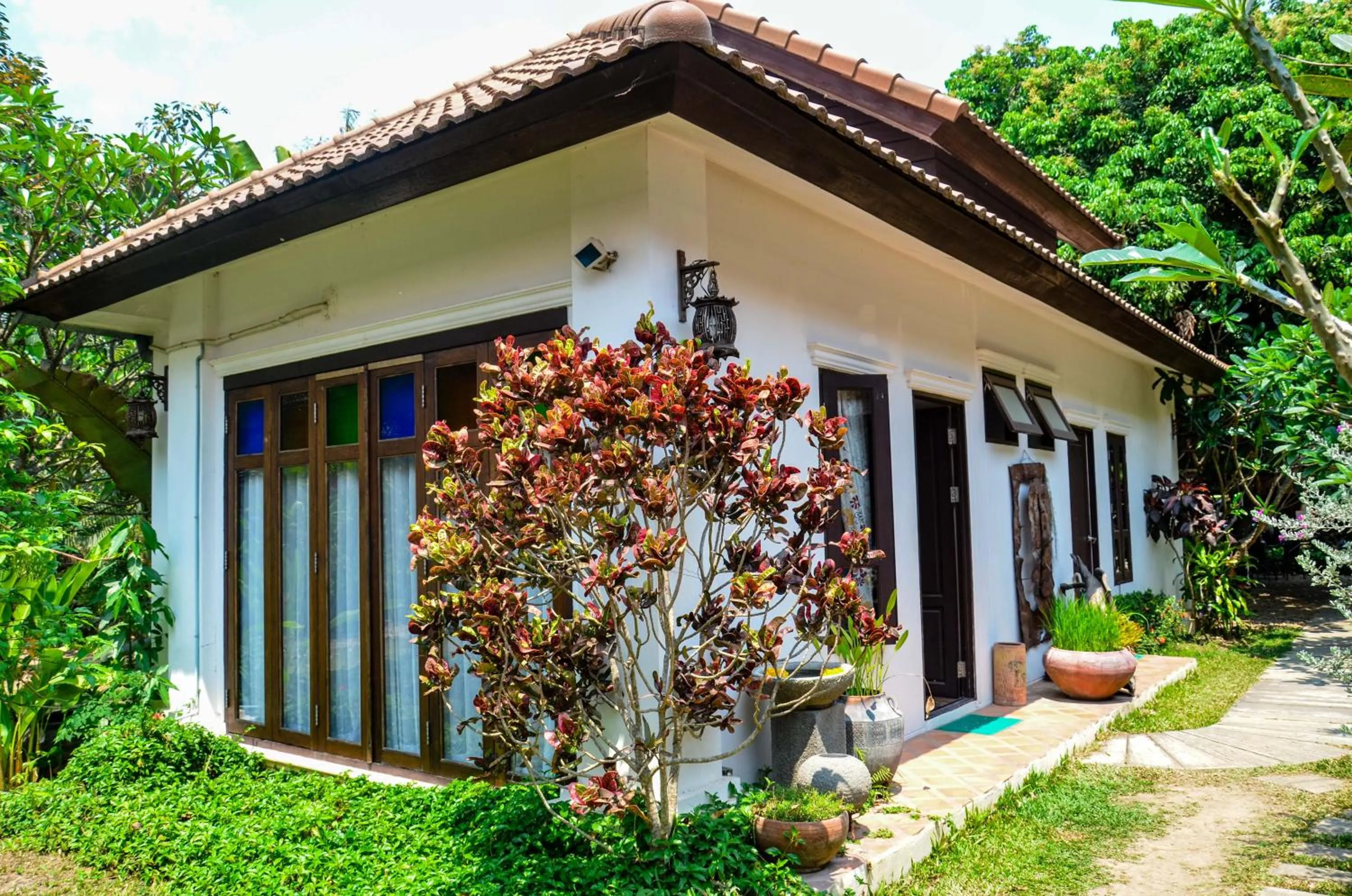 Garden view in Rice Barn And Rooms