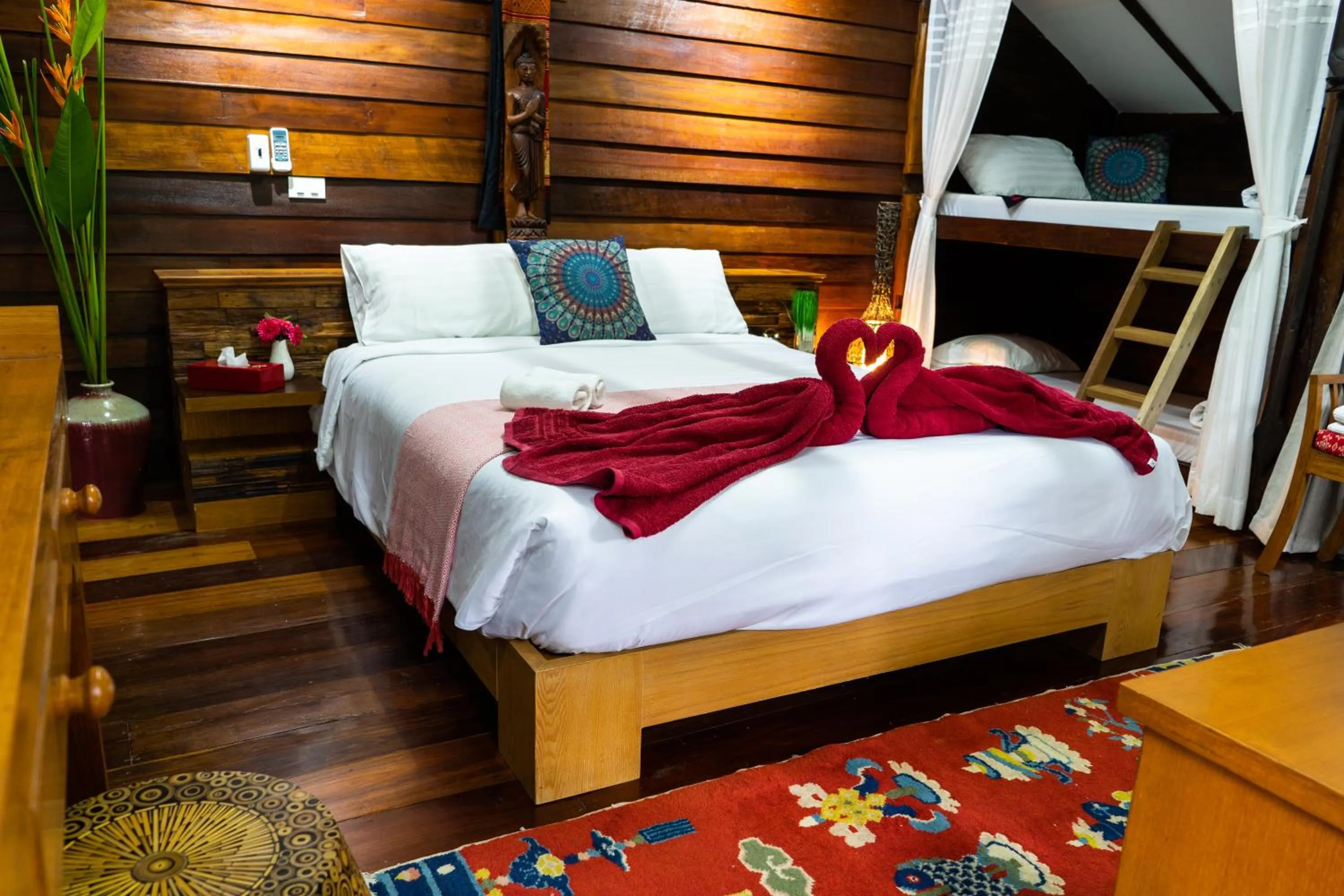 Bed in Rice Barn And Rooms