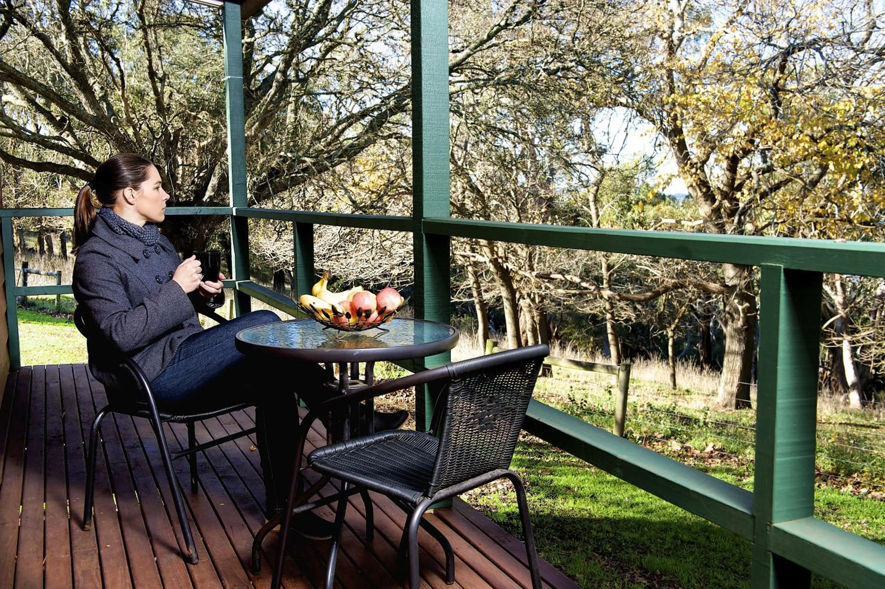 Natural landscape in Lakes and Craters Holiday Park