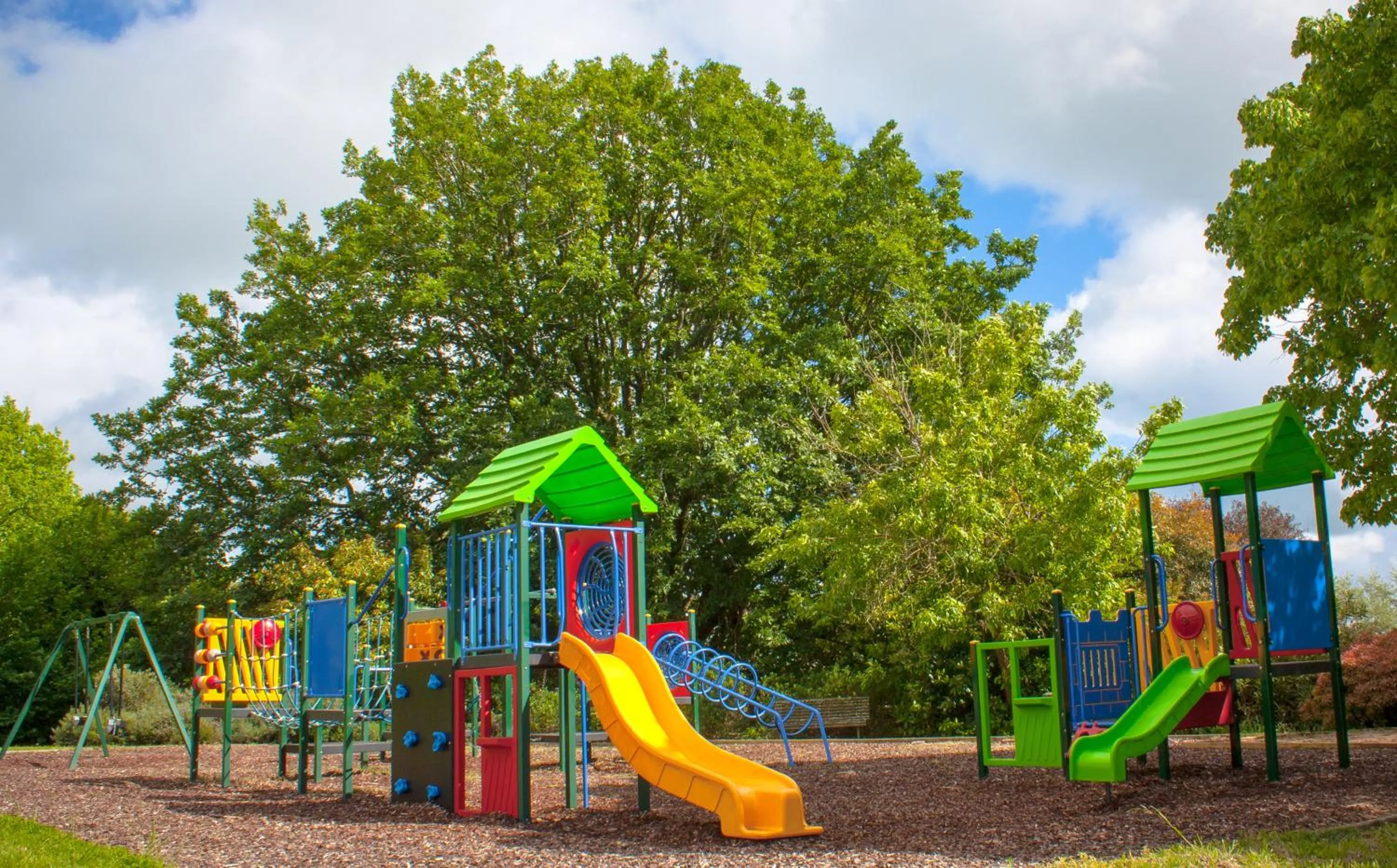 Children play ground in Lakes and Craters Holiday Park