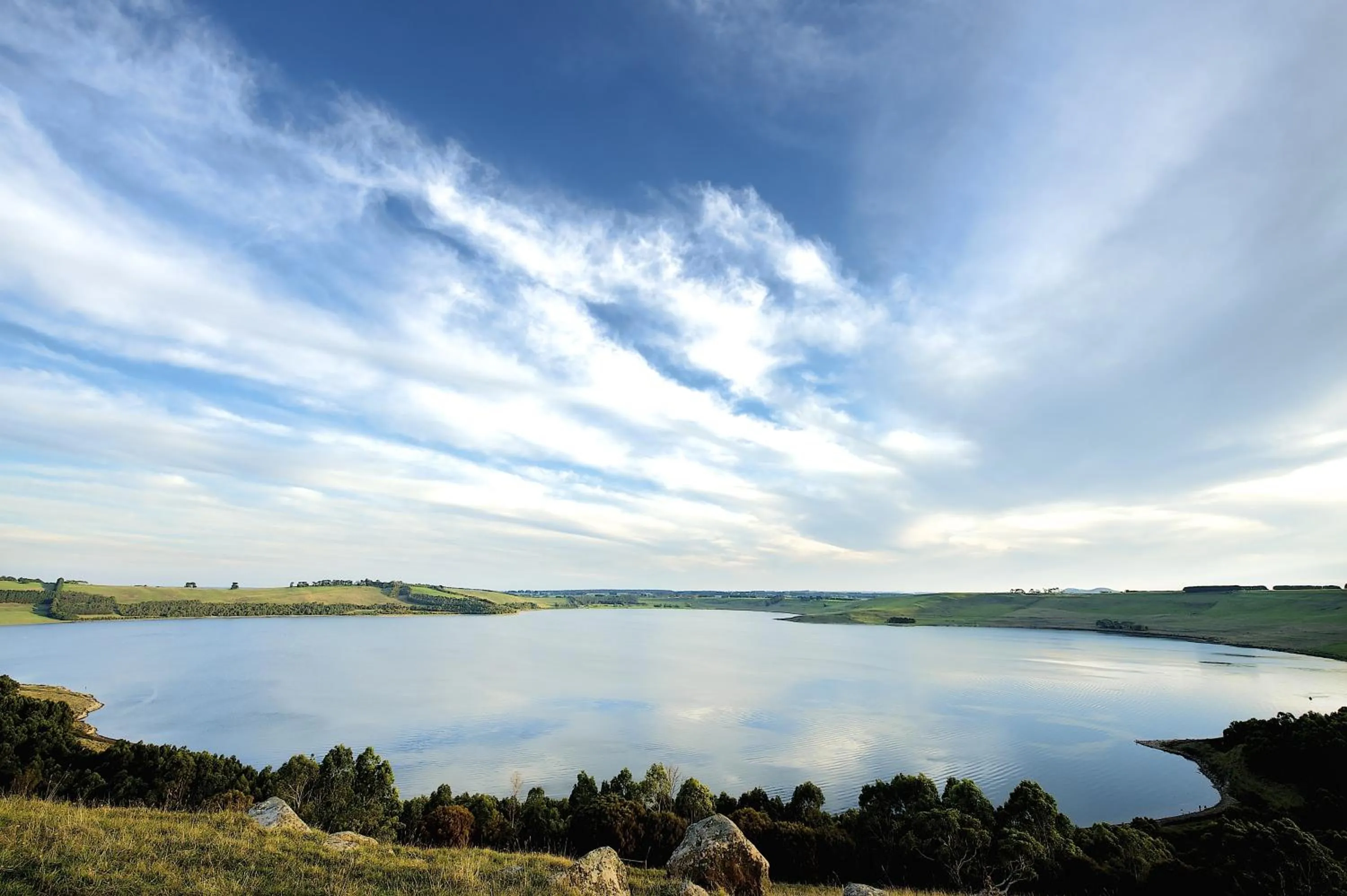 Natural landscape in Lakes and Craters Holiday Park