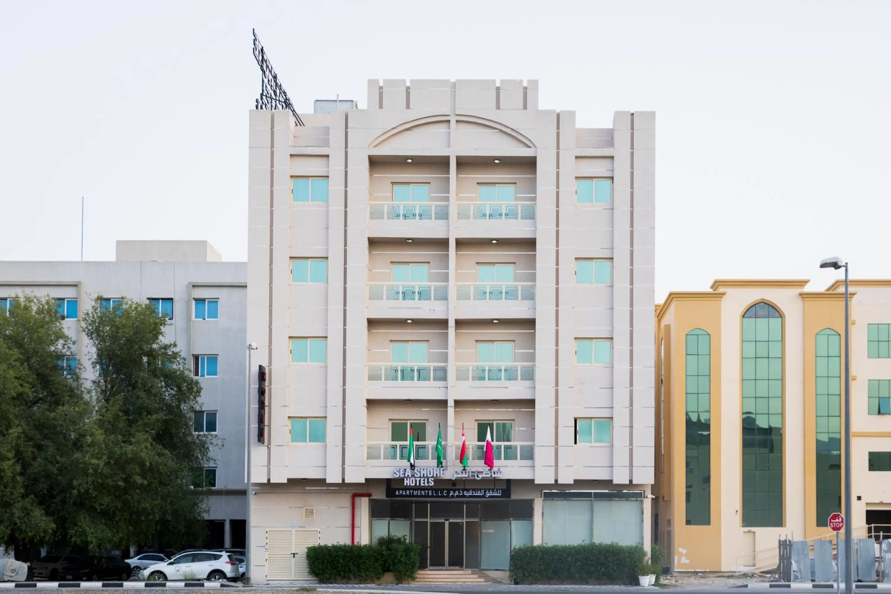 Property building in Sea Shore Hotel Apartment Khorfakkan