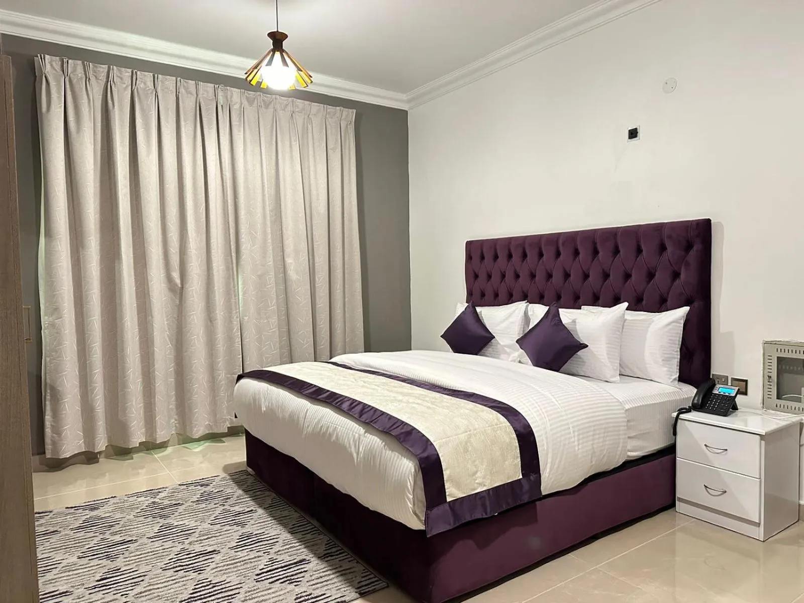 Bedroom, Bed in Sea Shore Hotel Apartment Khorfakkan