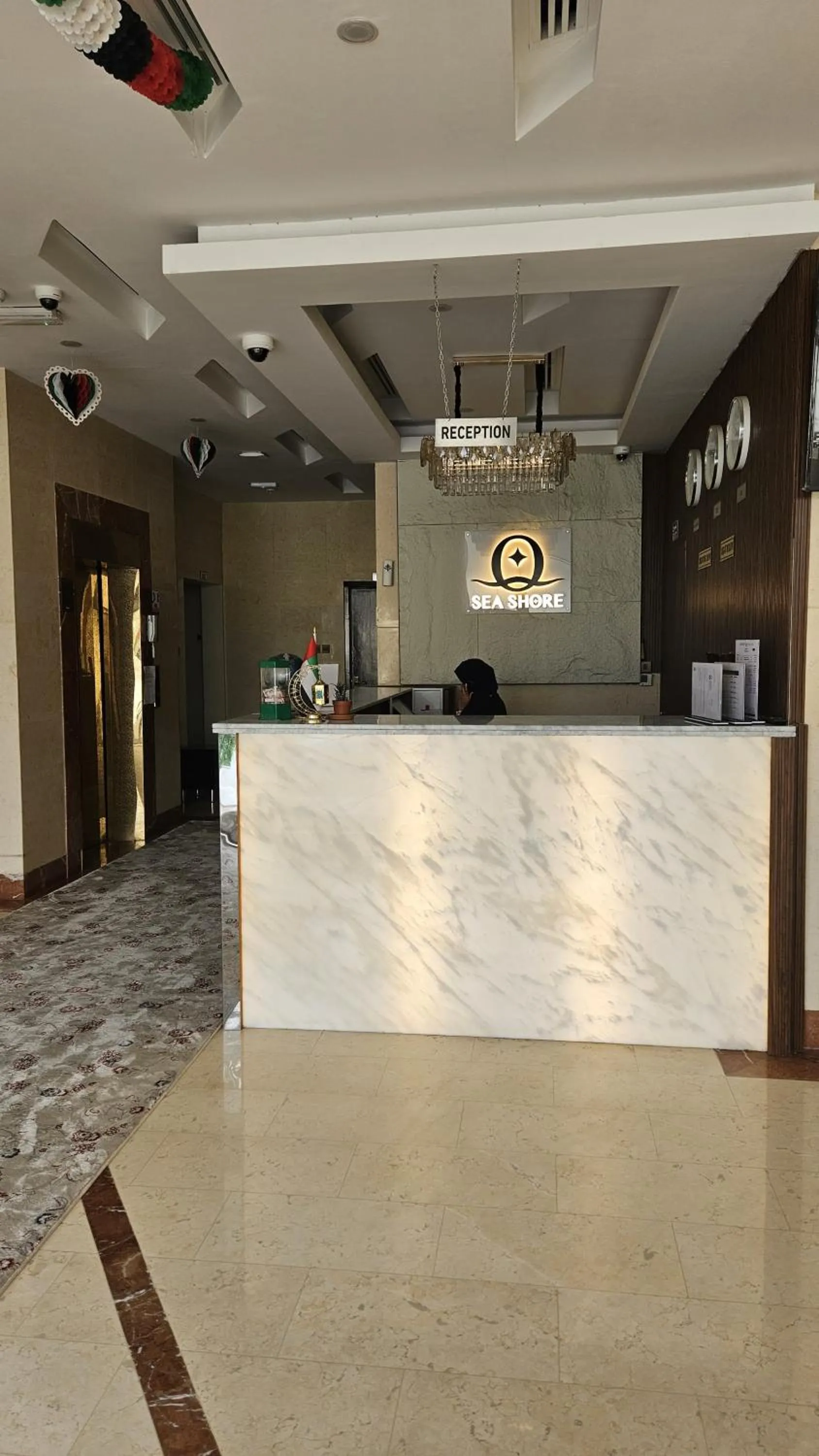 Lobby or reception in Sea Shore Hotel Apartment Khorfakkan