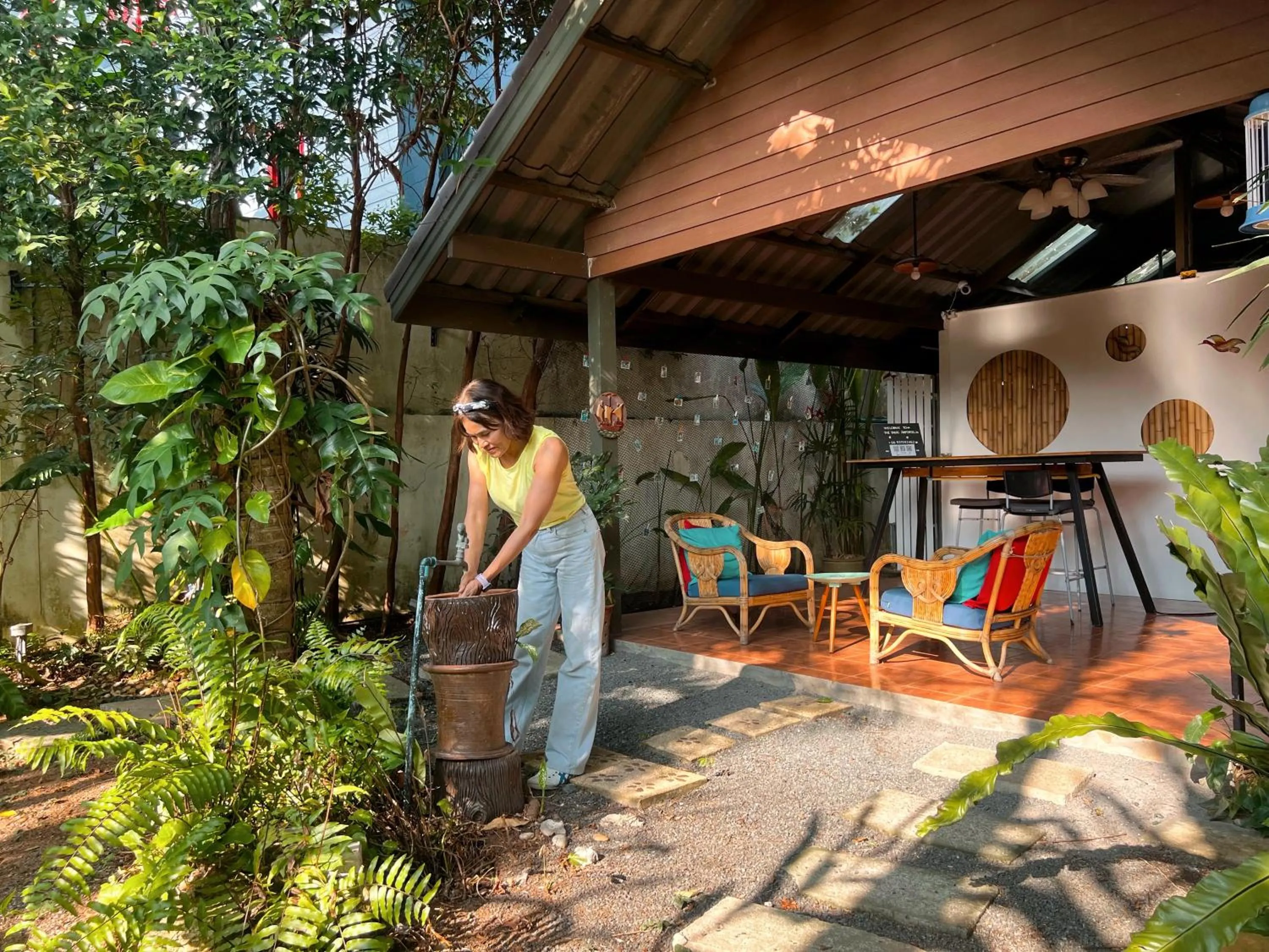 Patio in The Snug Airportel - Phuket Airport