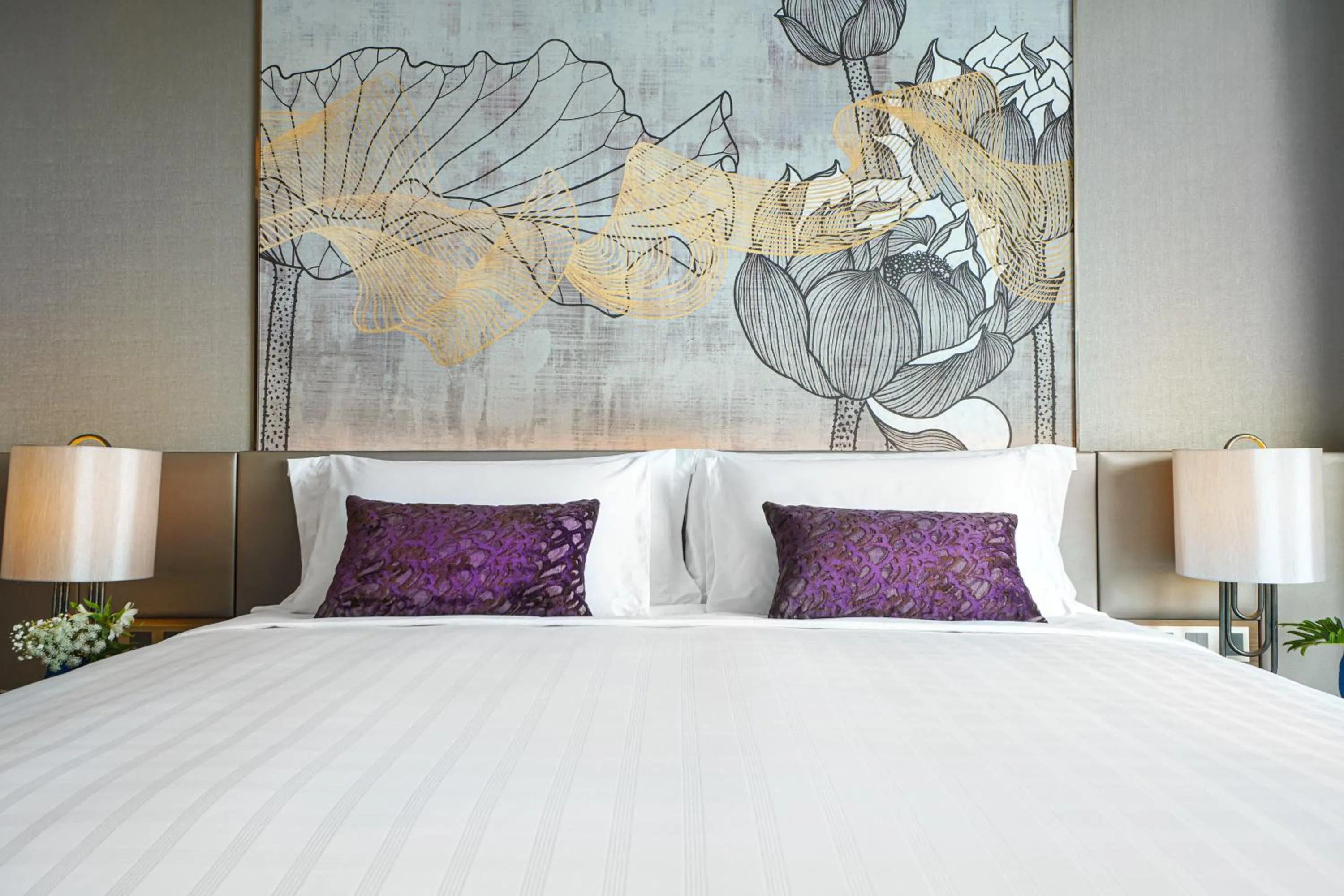 Bed in Chatrium Grand Bangkok