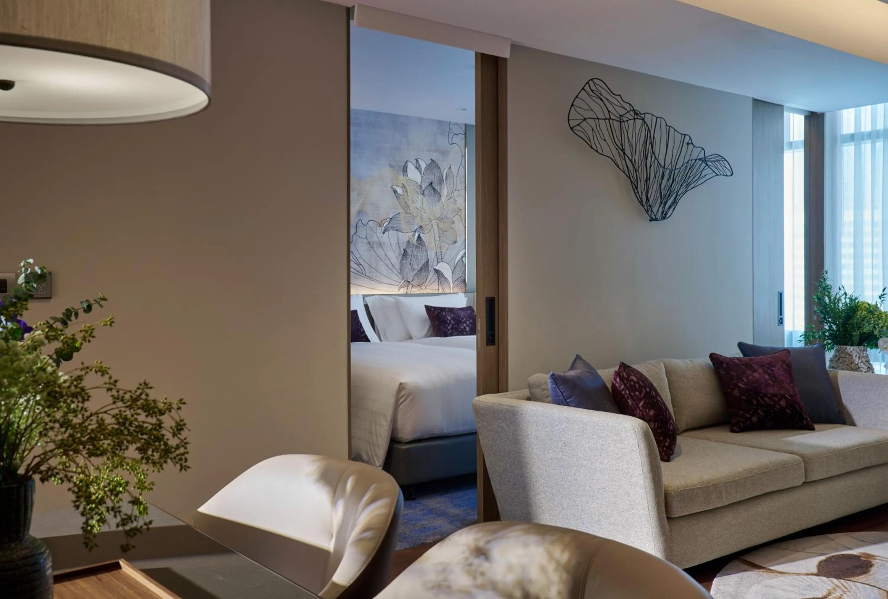 Living room in Chatrium Grand Bangkok