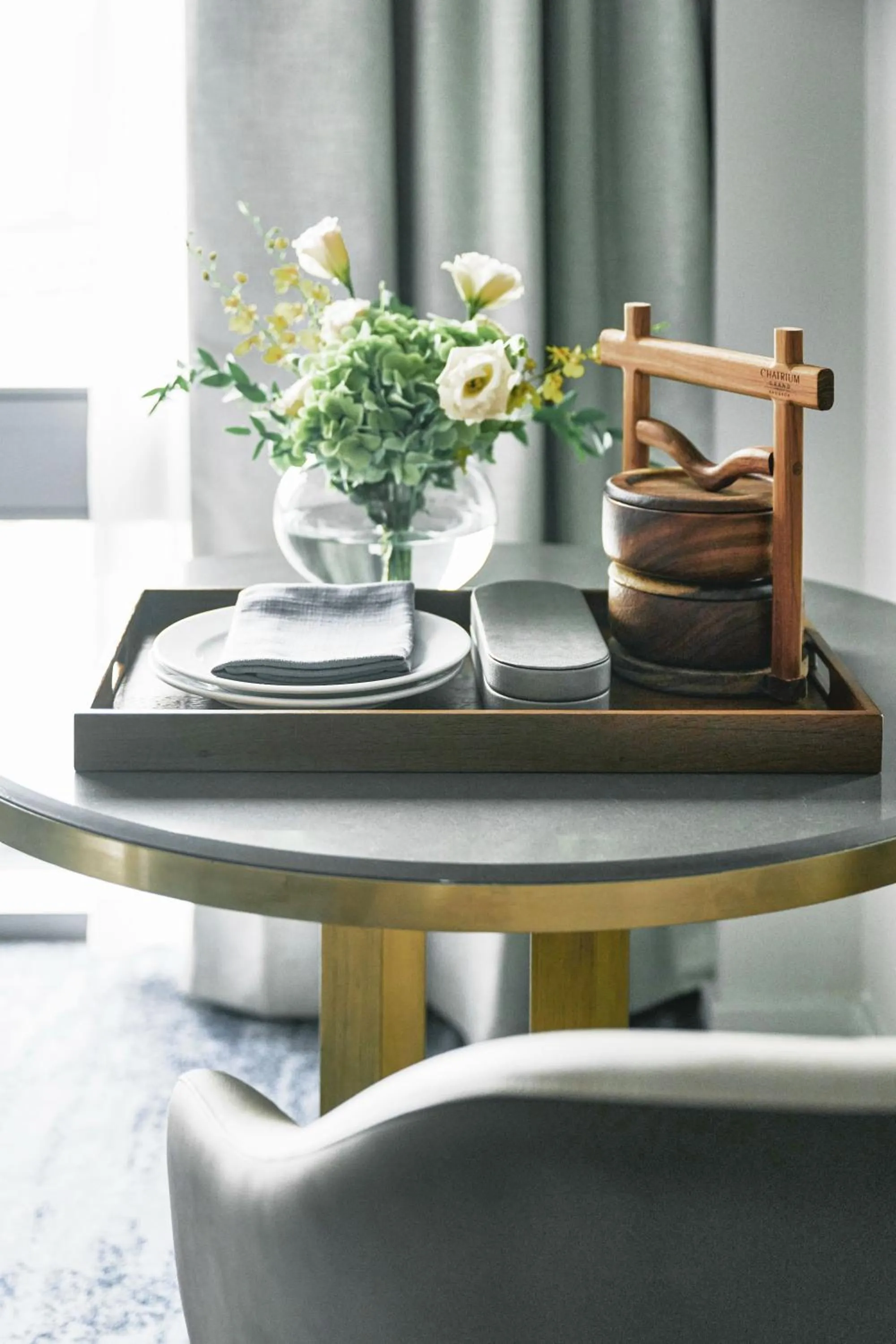 Dining area in Chatrium Grand Bangkok