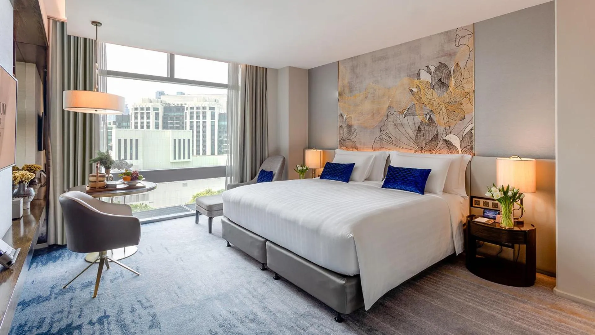 Bed in Chatrium Grand Bangkok