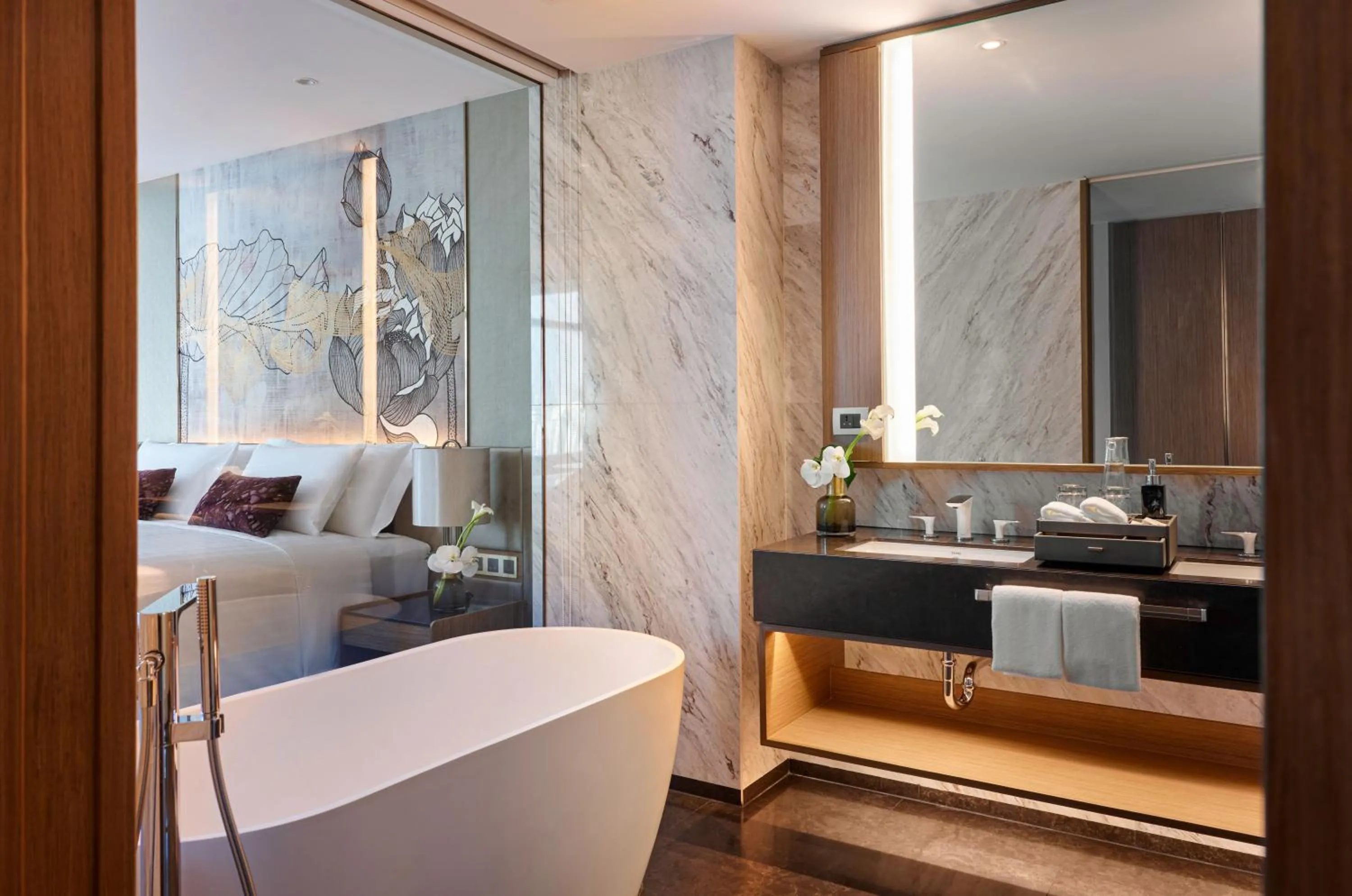 Bed in Chatrium Grand Bangkok