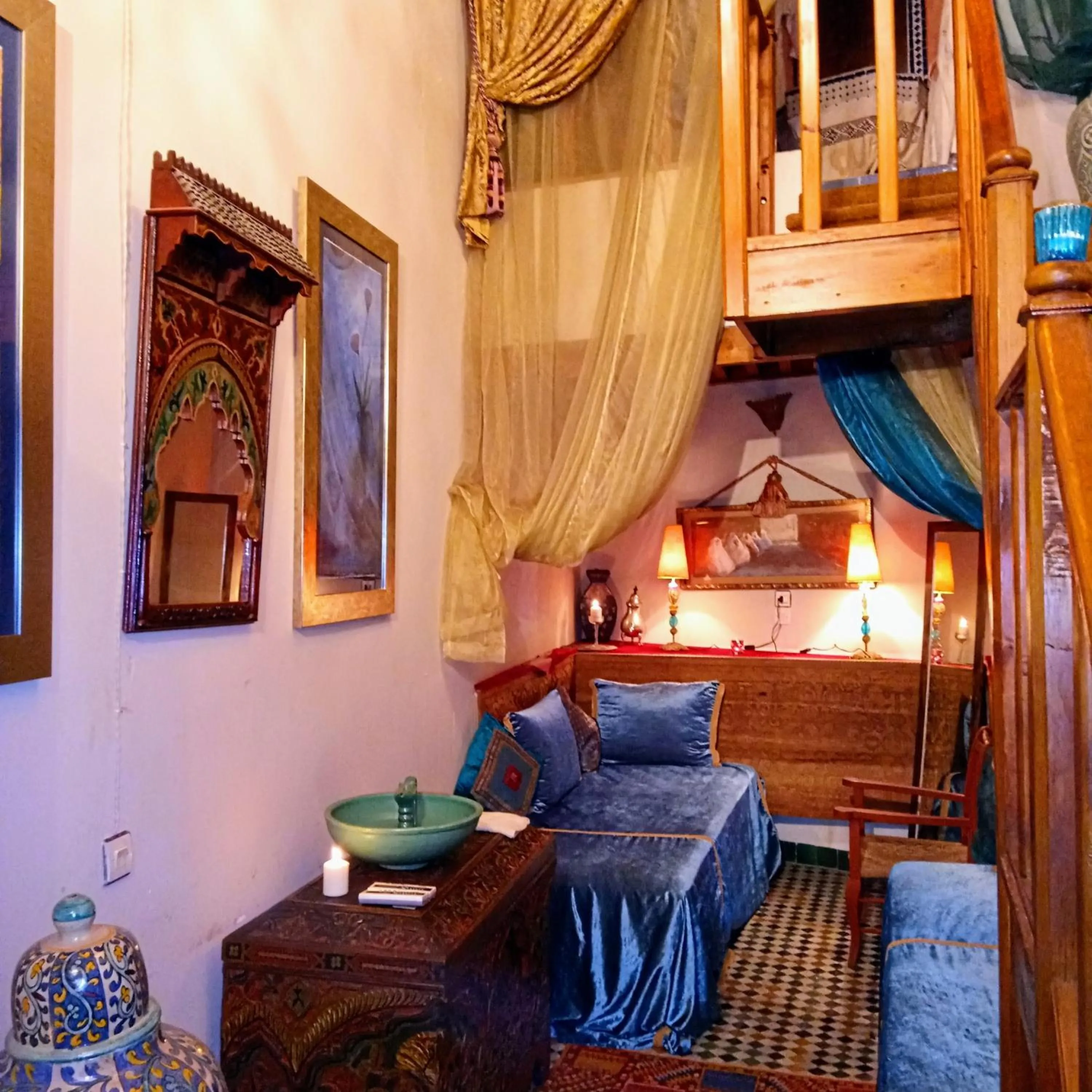 Living room in Riad Rchacha