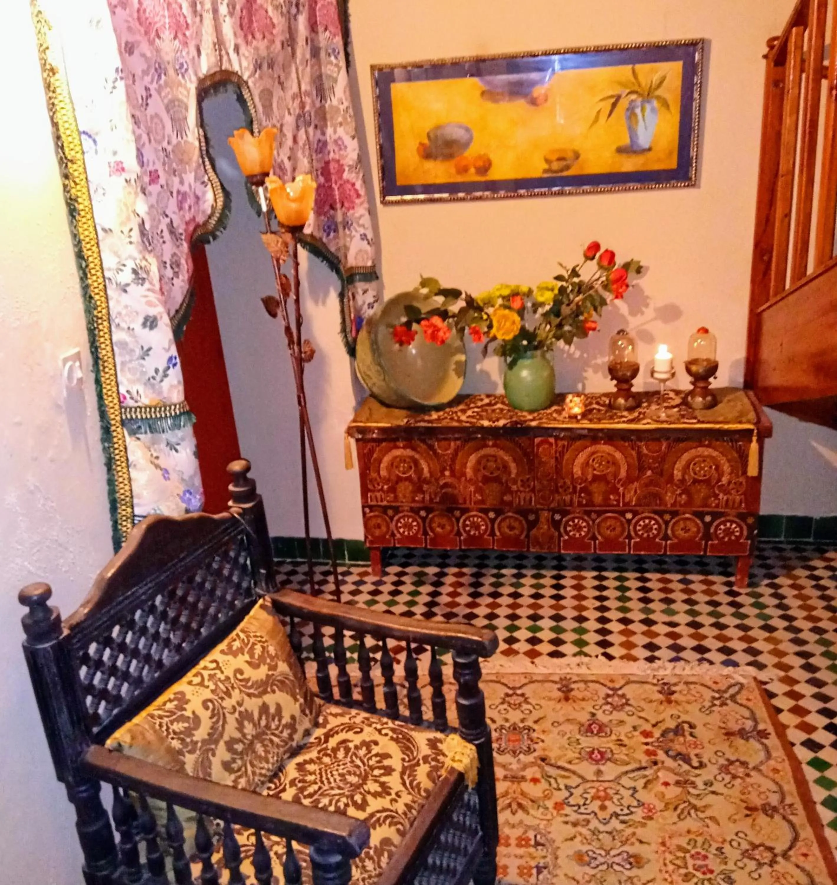 Living room in Riad Rchacha