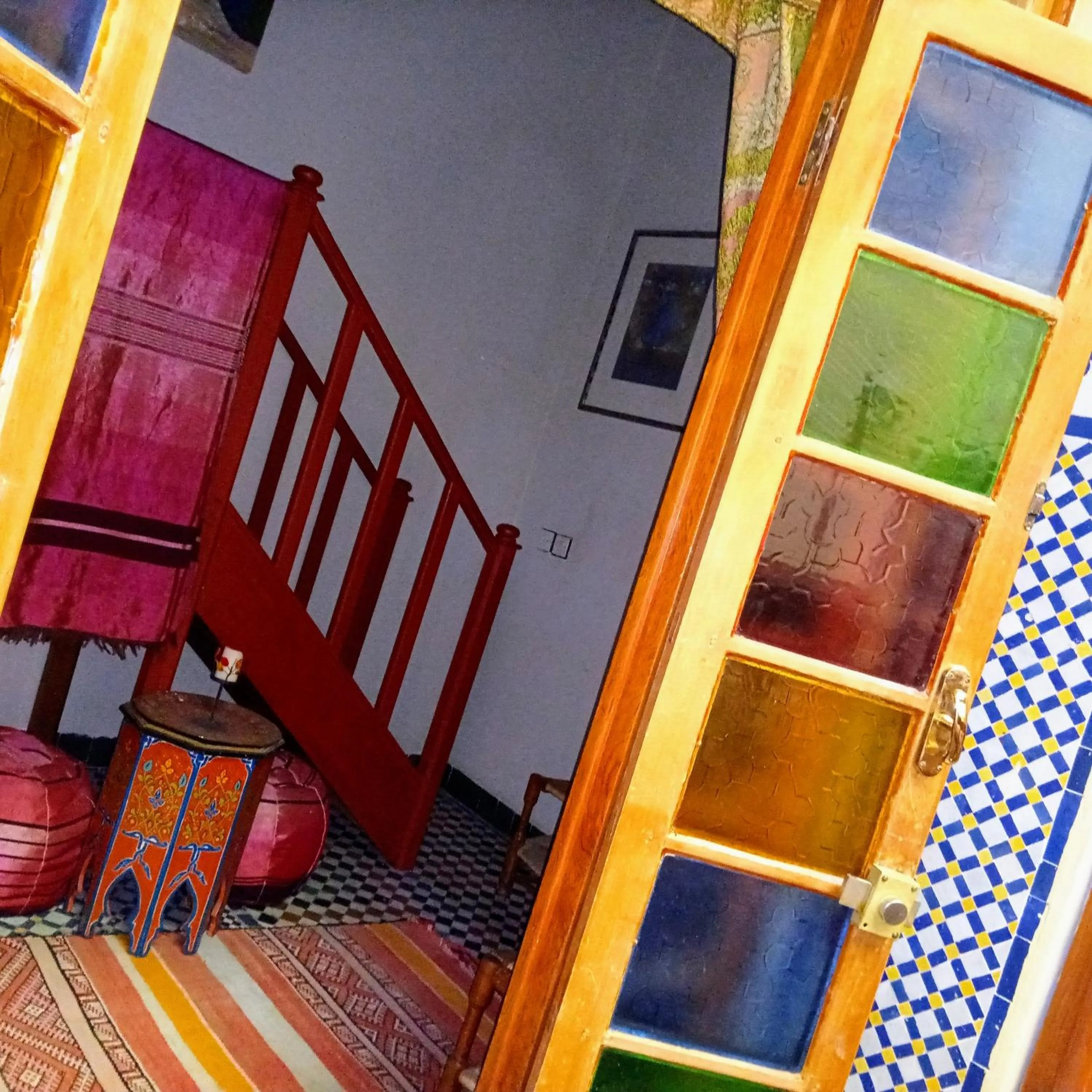 Facade/entrance in Riad Rchacha