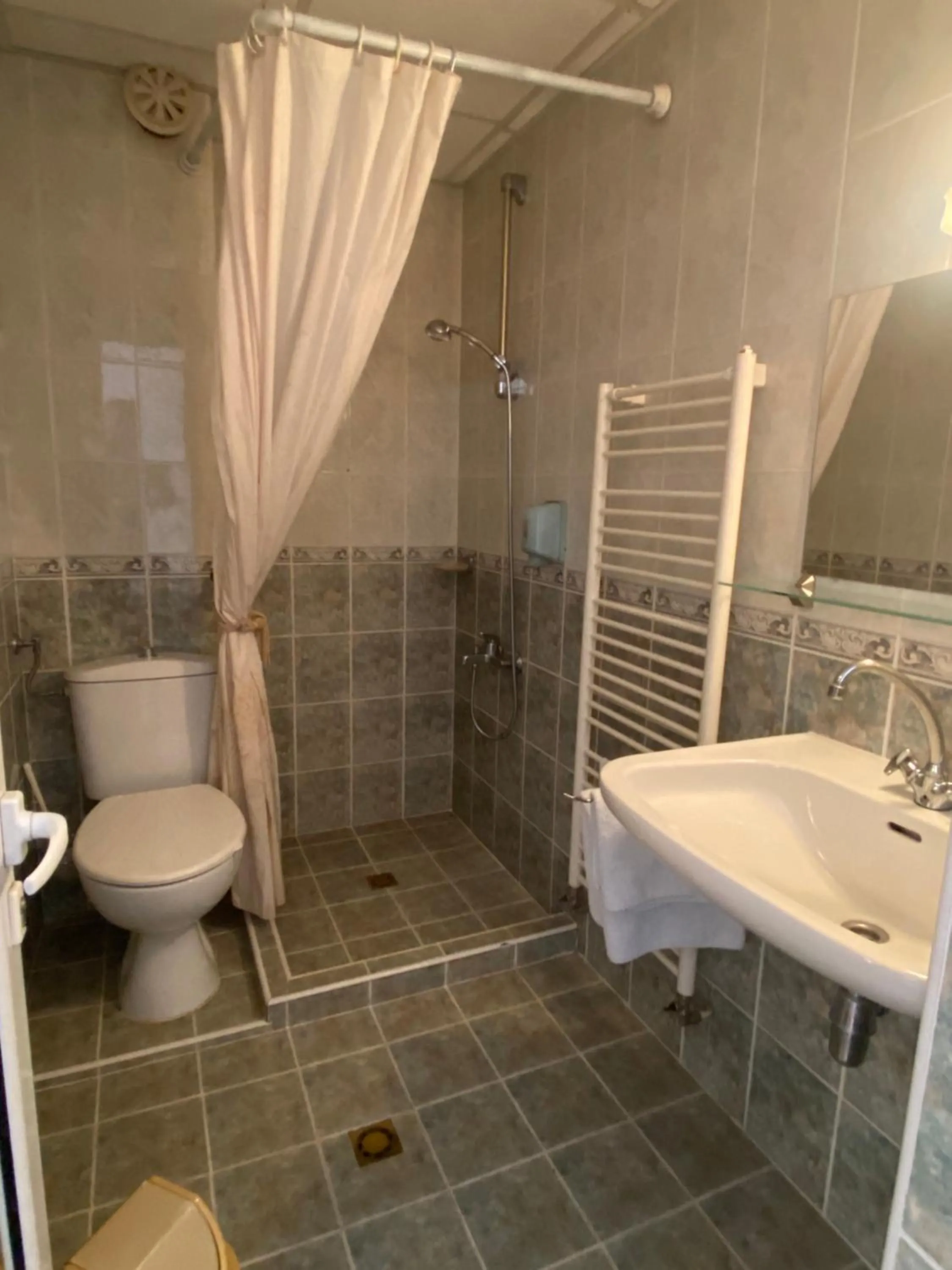 Bathroom in Family Hotel Zdravets