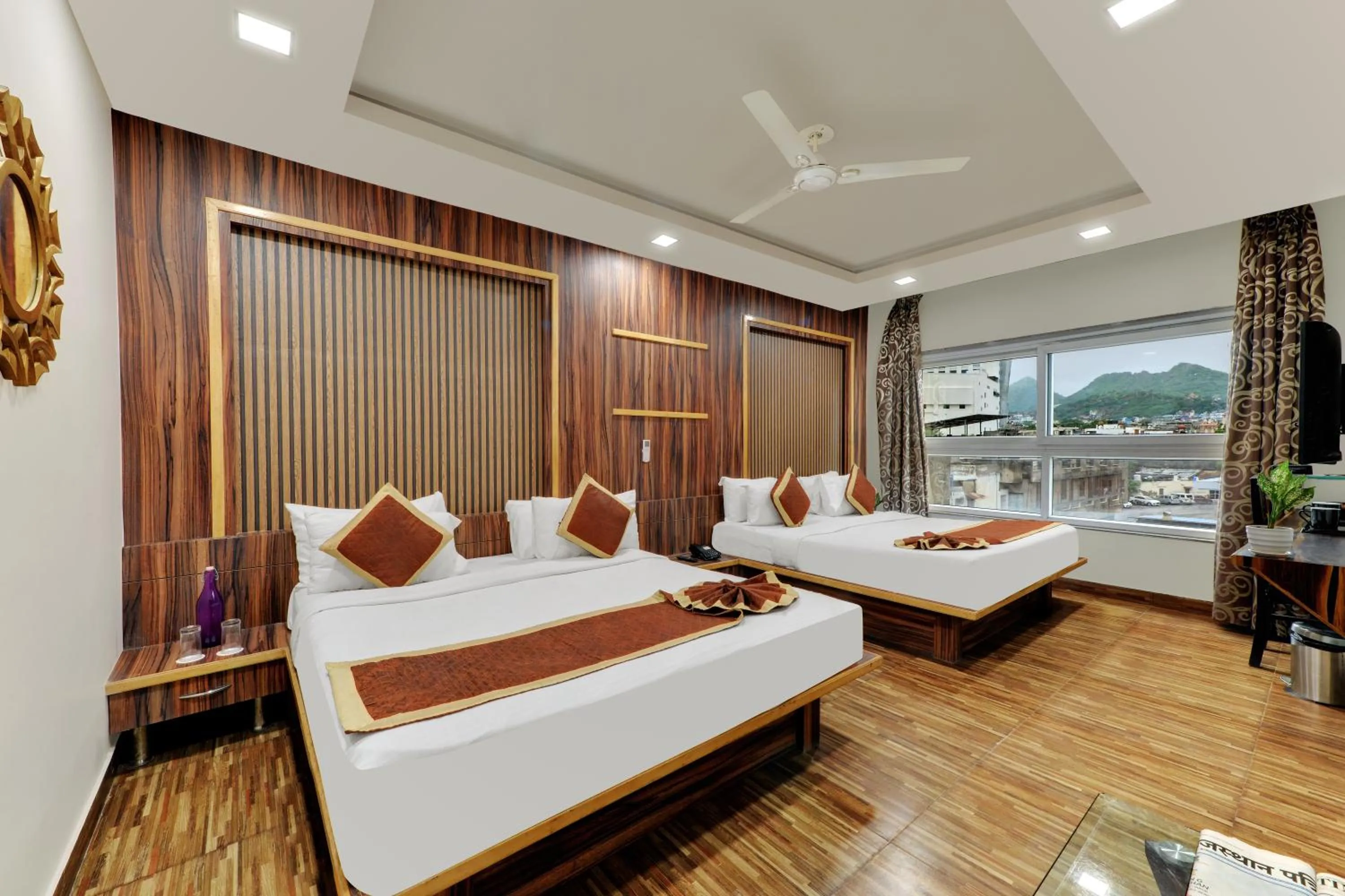 Bed in The Royal Melange Beacon