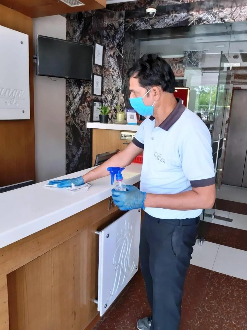 Lobby or reception in The Royal Melange Beacon