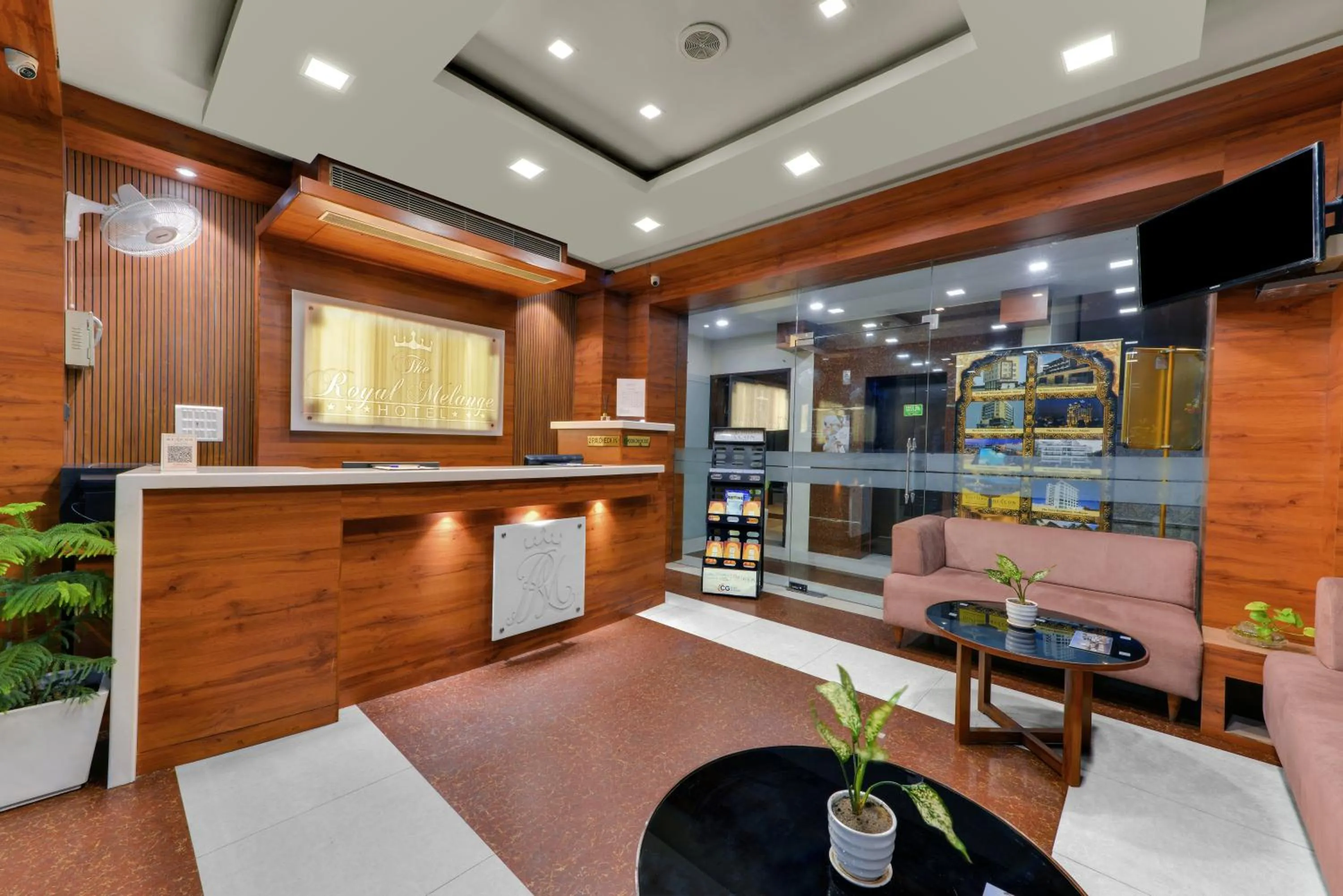 Lobby or reception in The Royal Melange Beacon