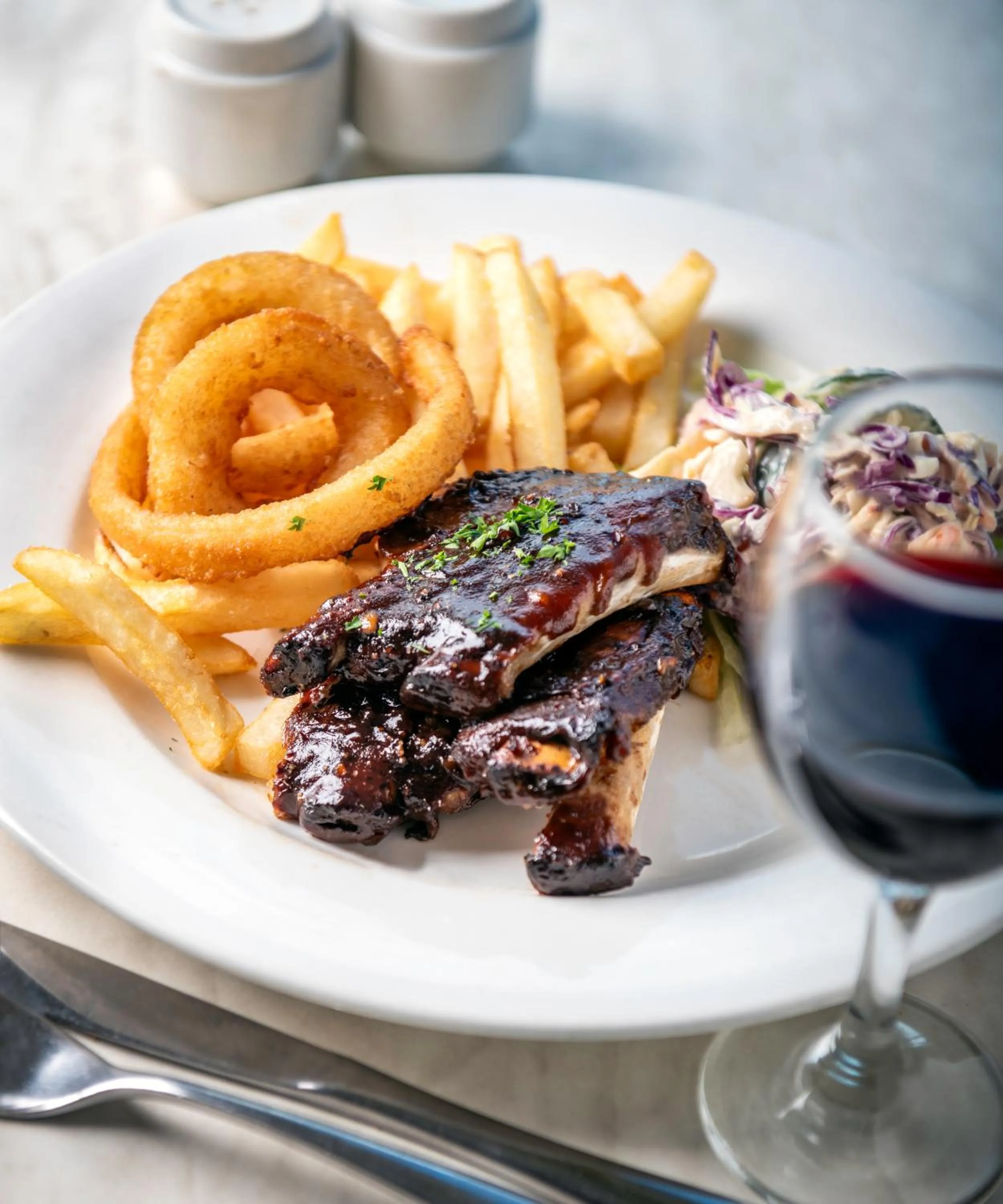 Food in Lufra Beachside Hotel