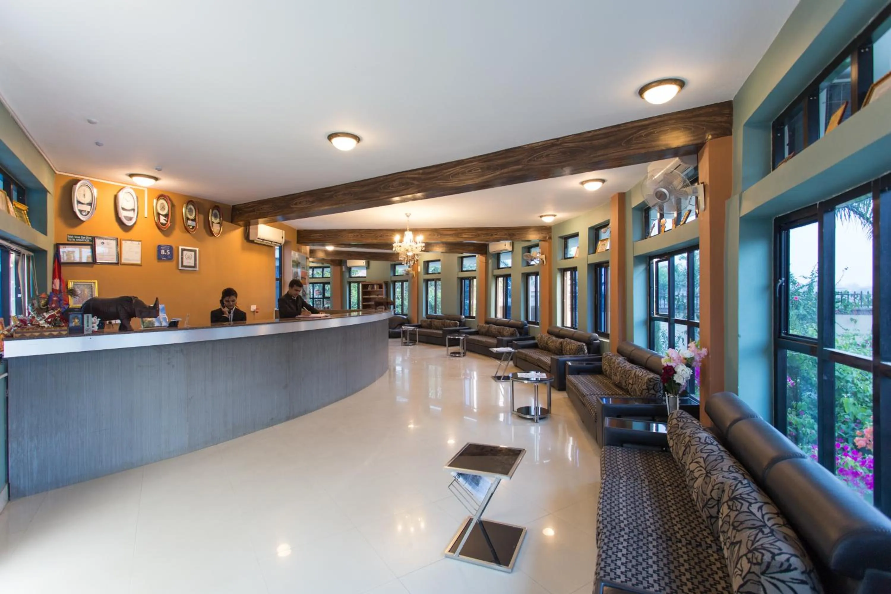 Lobby or reception in Hotel Seven Limited