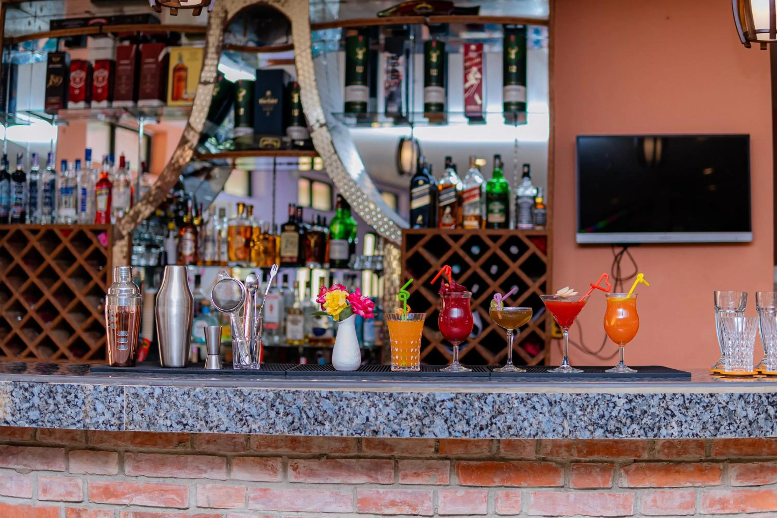 Lounge or bar in Hotel Seven Limited