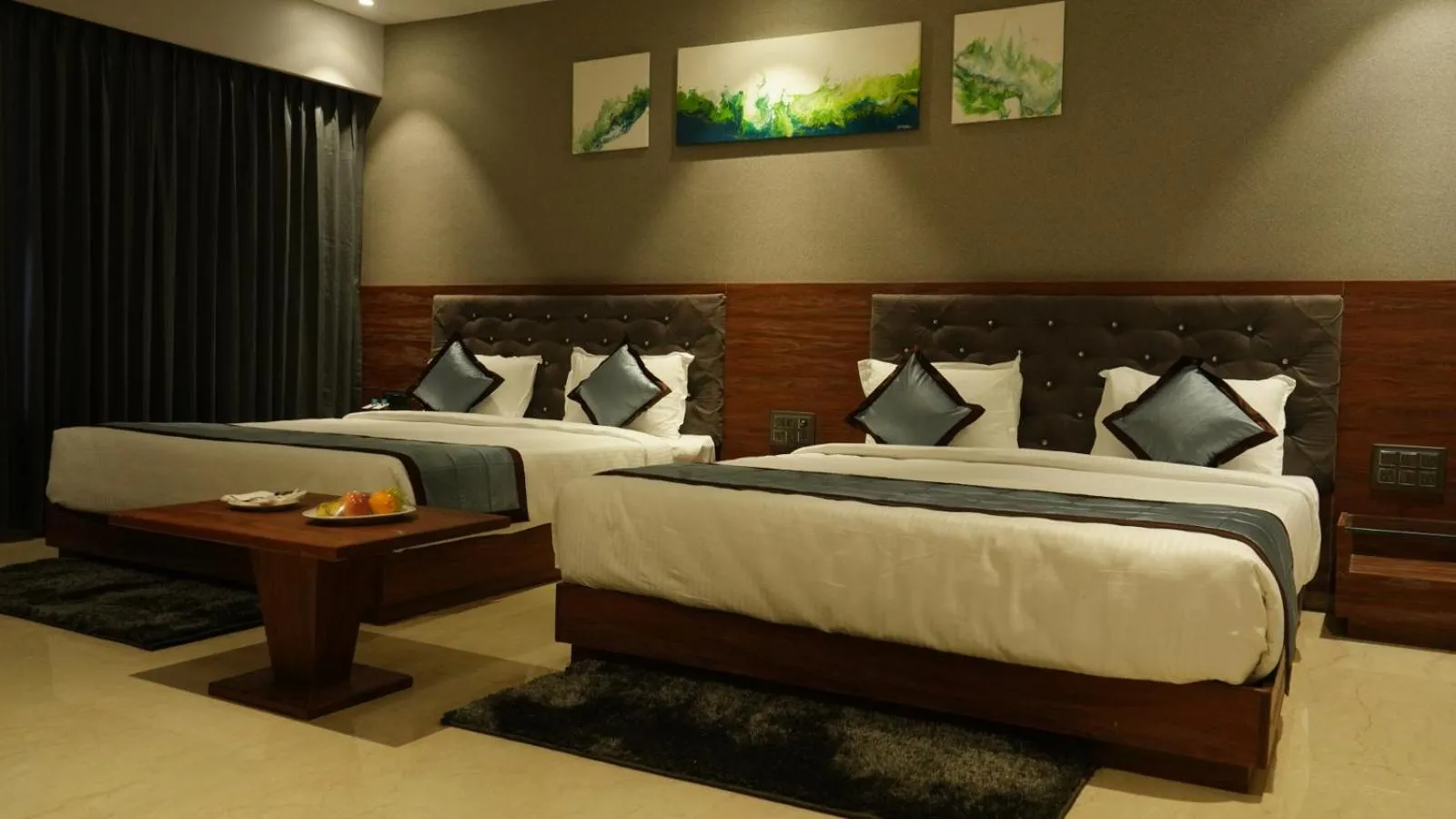 Bed in Alaukik Hotel