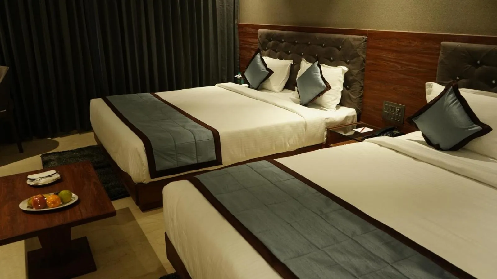 Bed in Alaukik Hotel