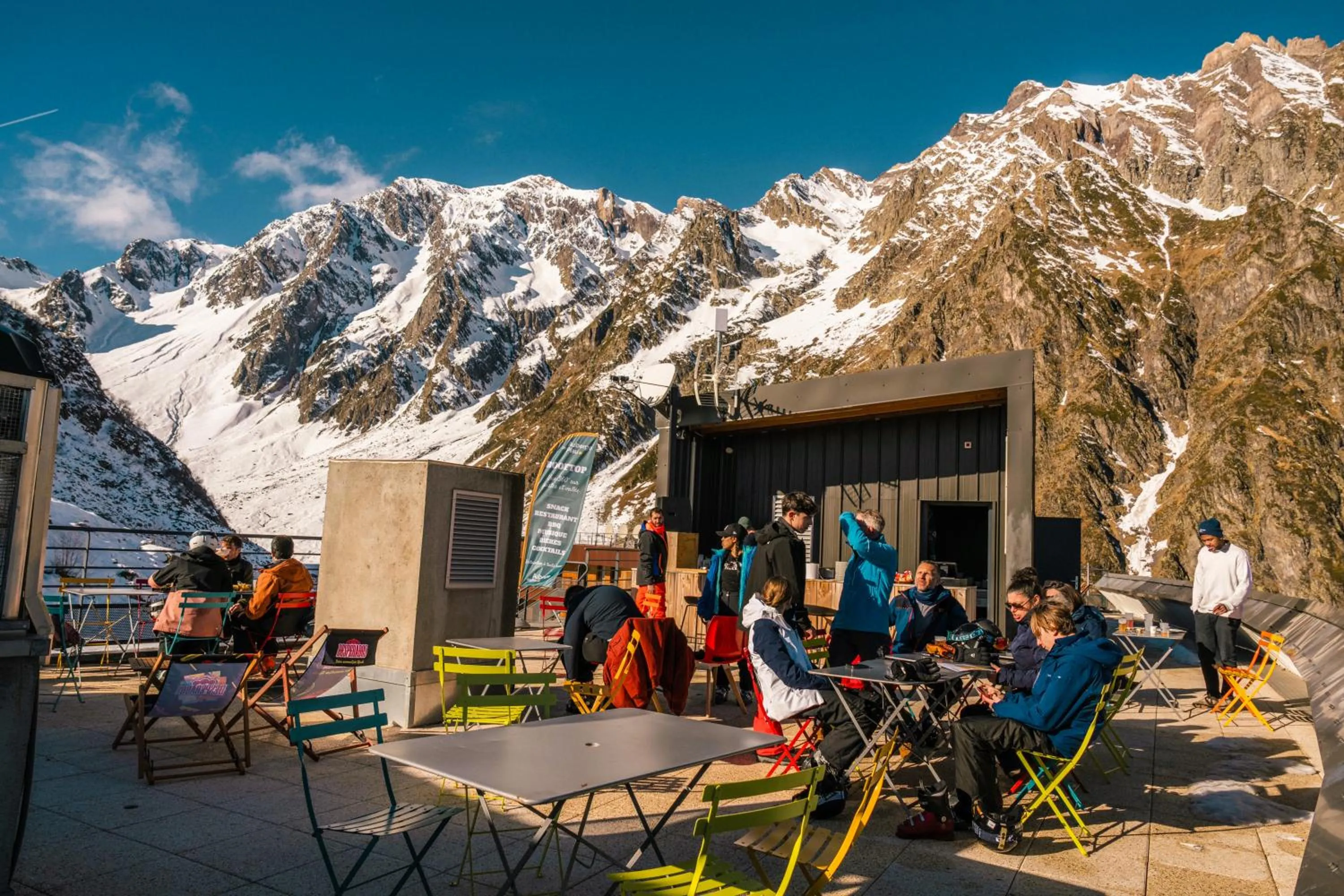 Patio in Auberge de Piau