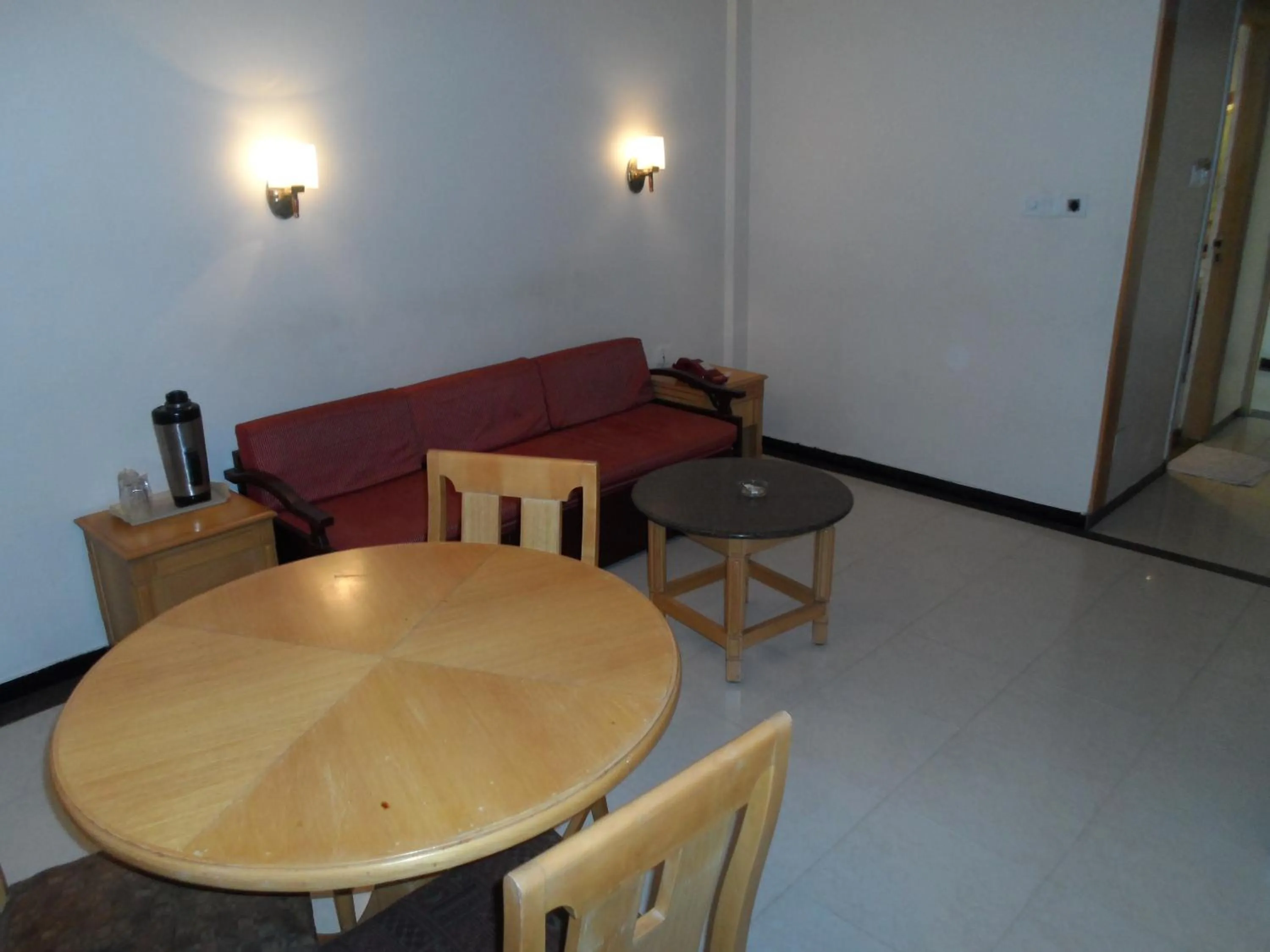 Seating area in Hotel Kalyan Residency