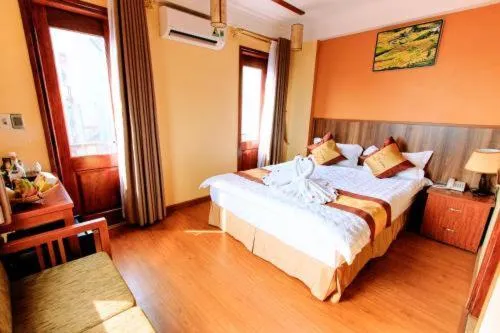 Bed in Heart Of Sapa Hotel