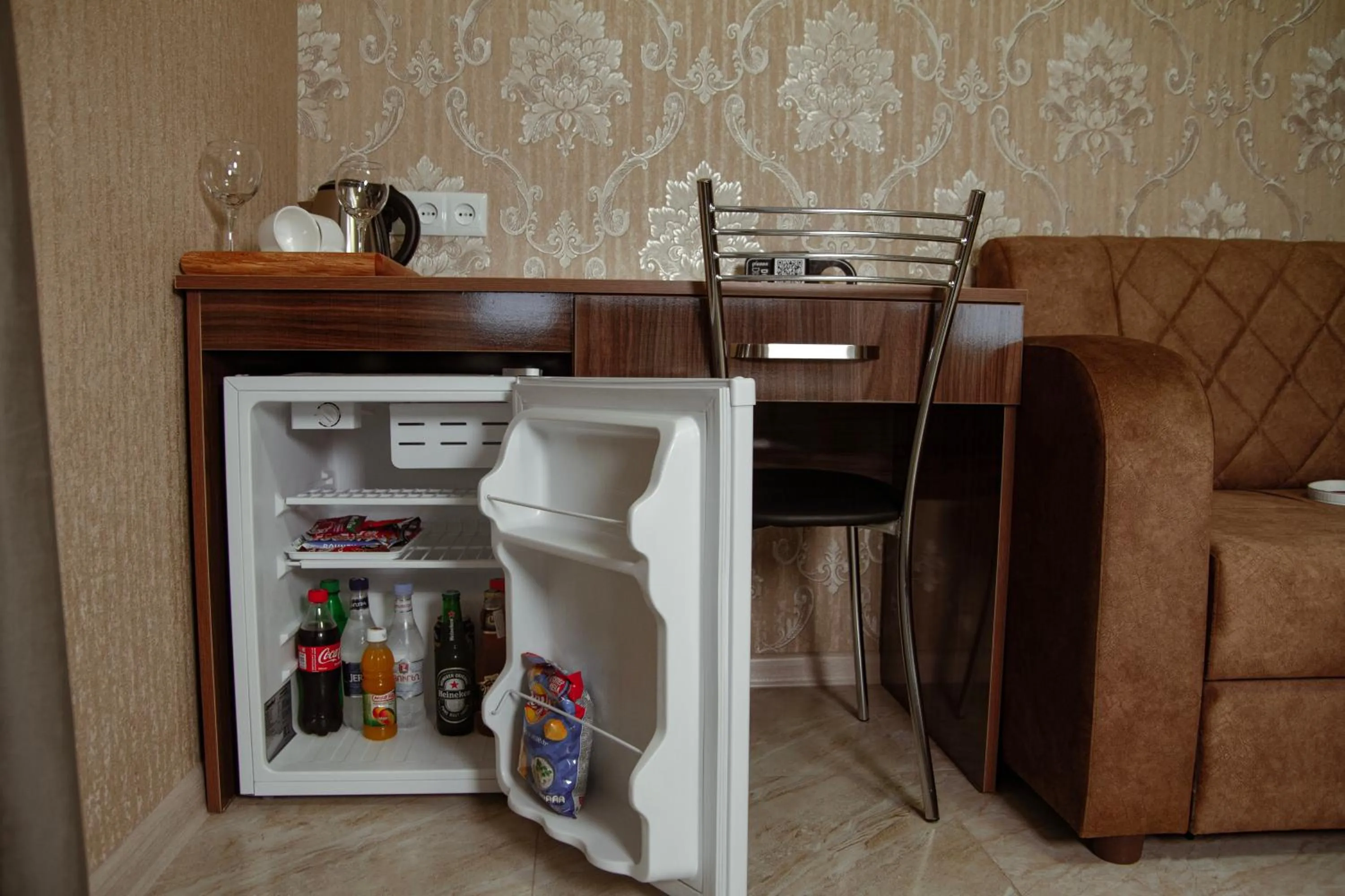 Kitchen or kitchenette in Opera Avenue Hotel