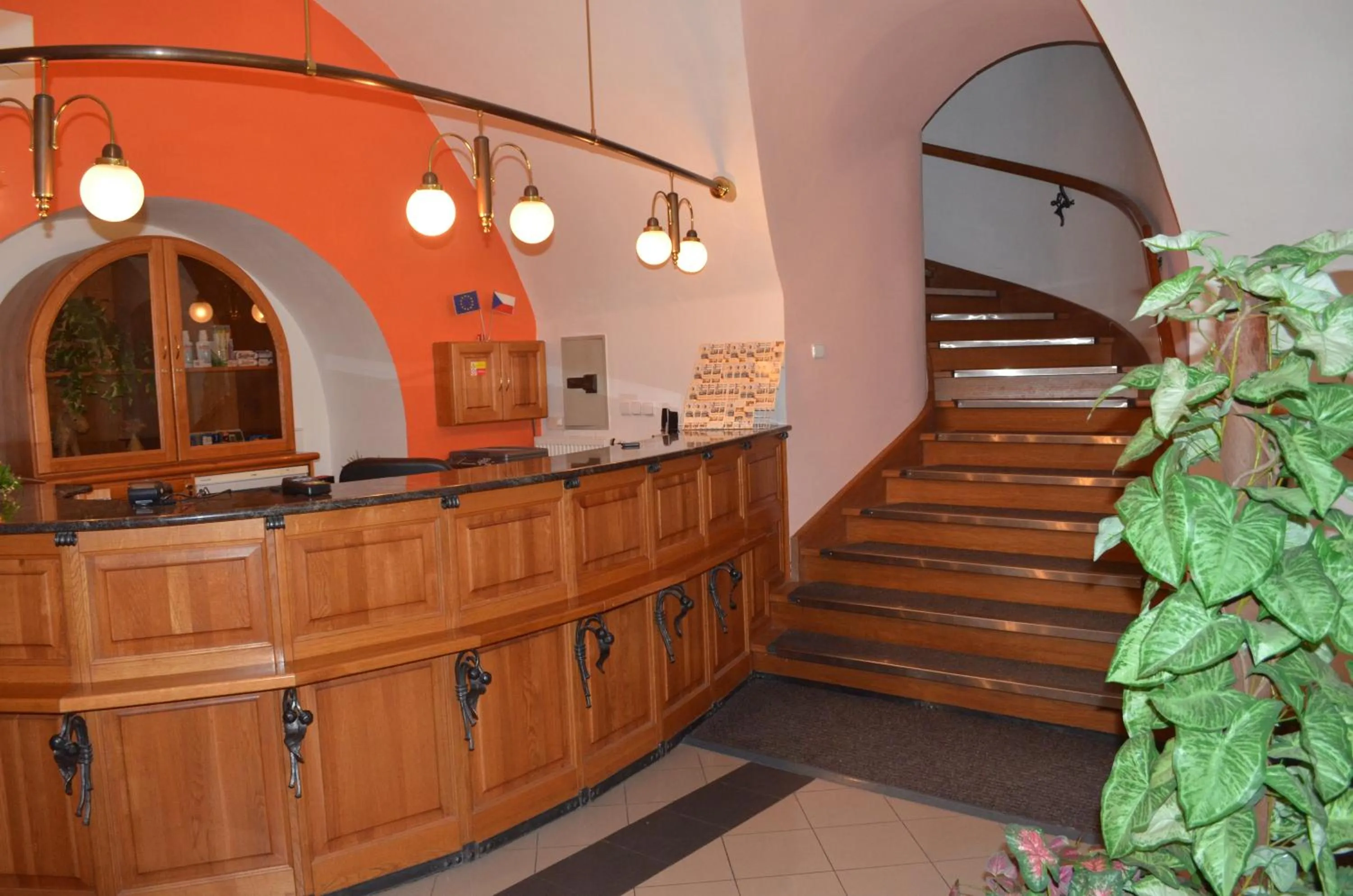 Lobby or reception in Hotel Na Statku