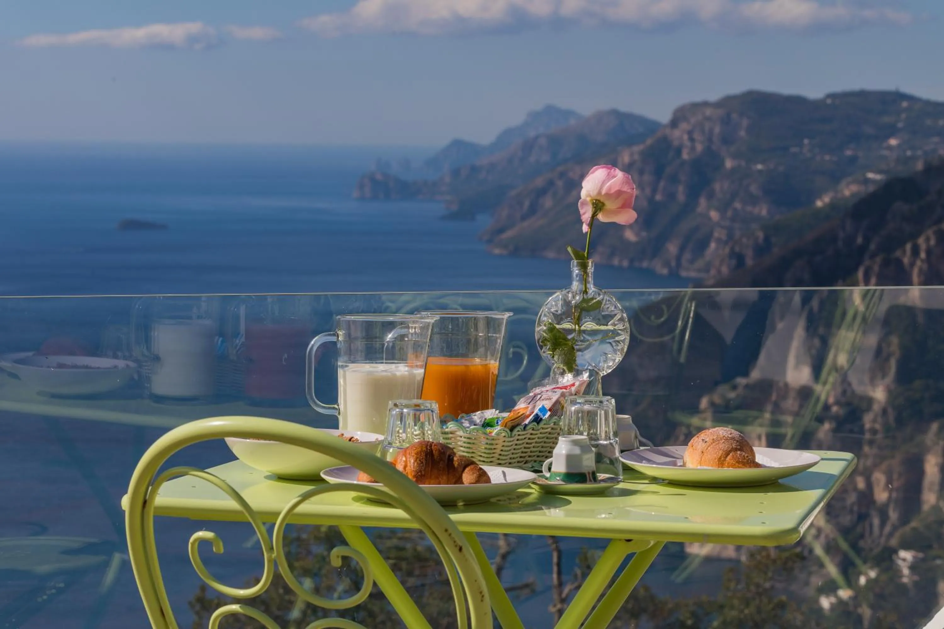 Balcony/Terrace in Bacio del Sole B&B Positano