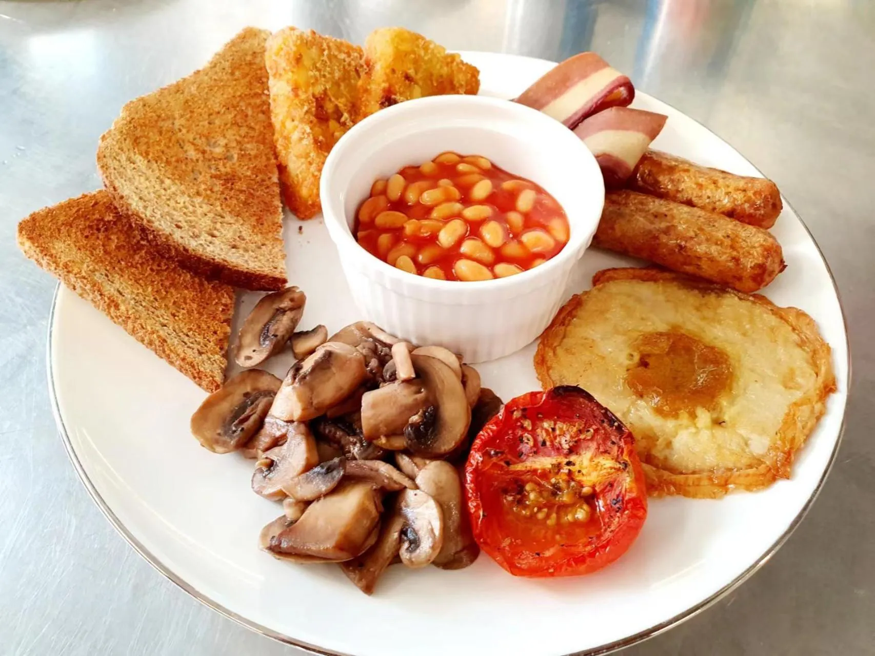 Breakfast in Drake Hotel Plymouth